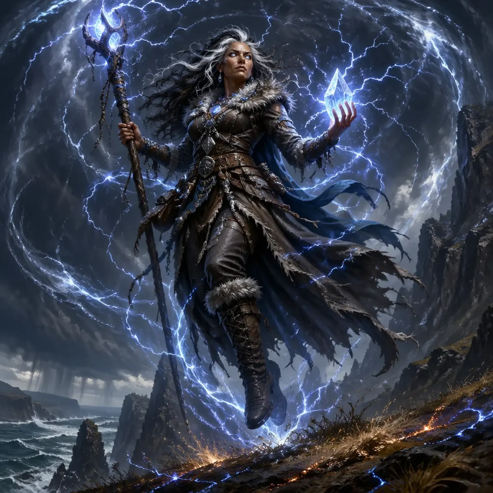 Viktoria Merrick - AI-generated fantasy Character