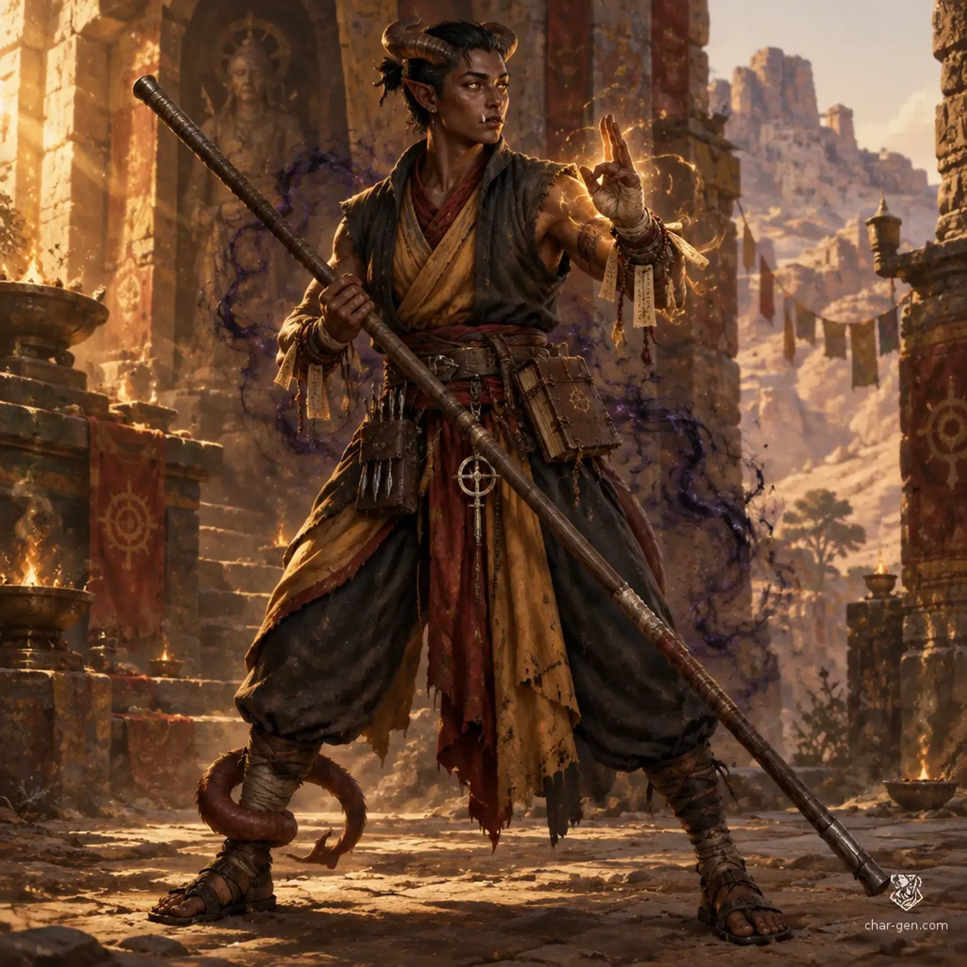 Khatib Qadir - AI-generated fantasy Character