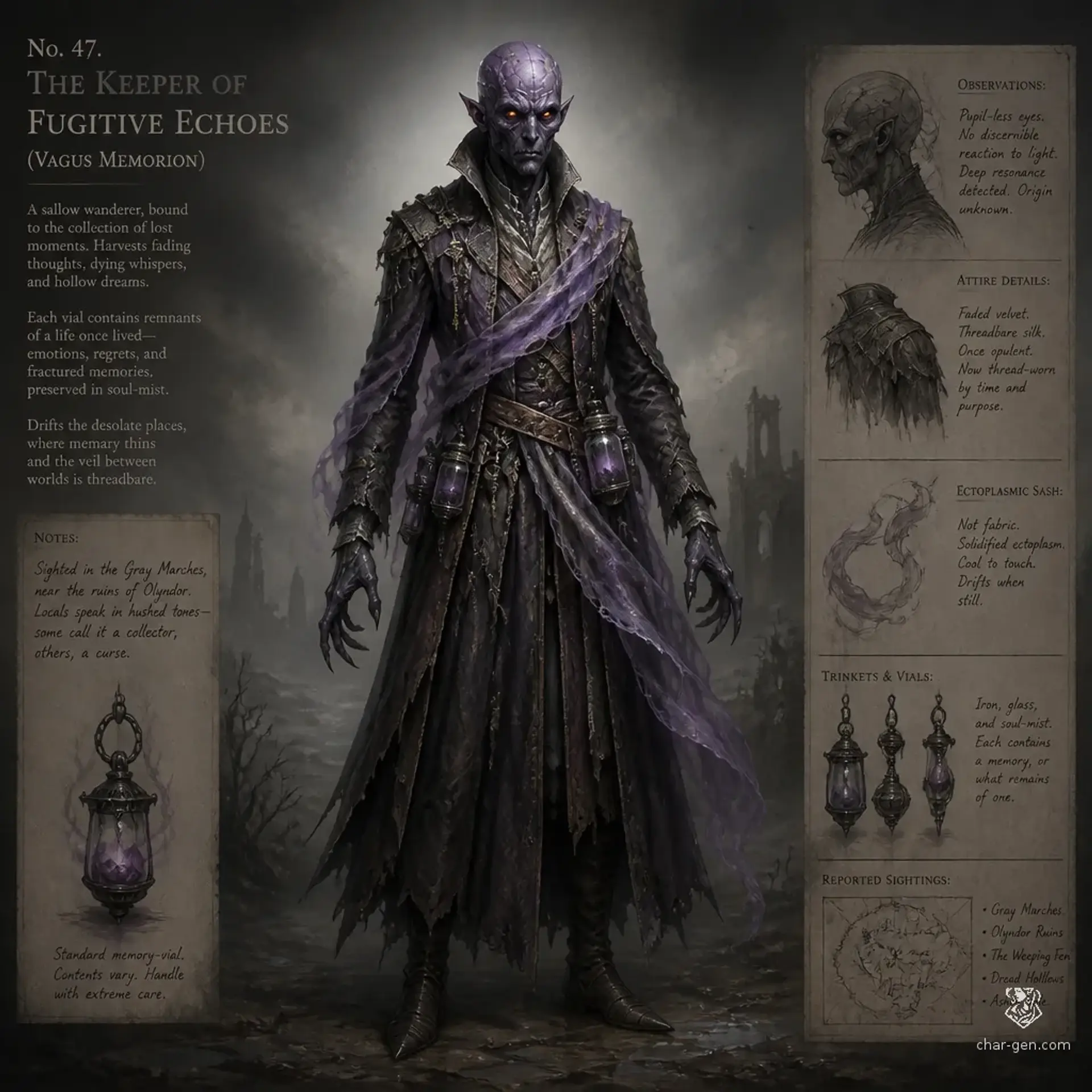 Nyctofane - AI-generated fantasy Species