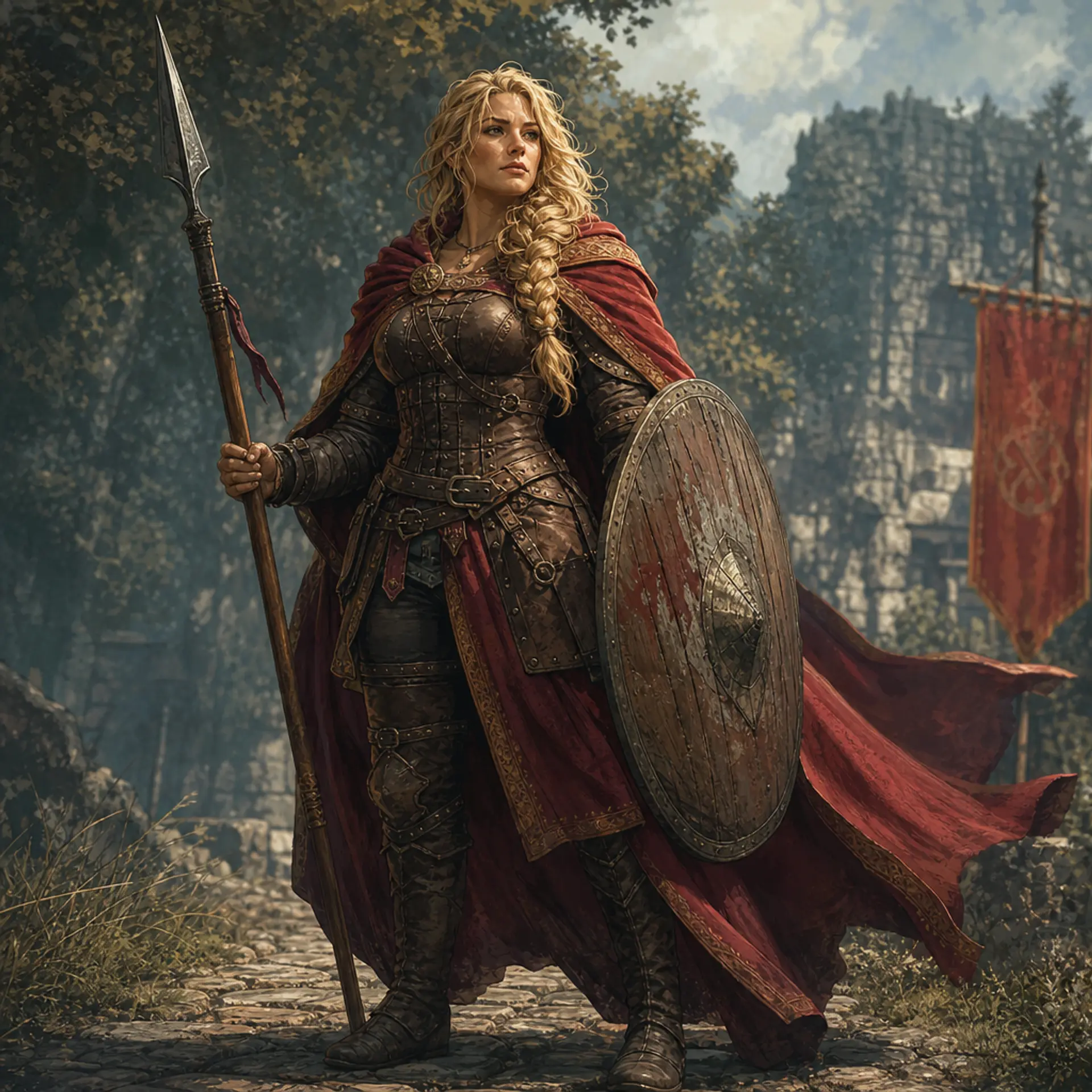 Helena Stark - AI-generated fantasy Character