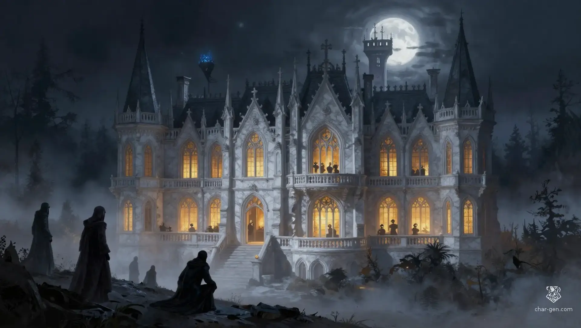 The Whitewood Masquerade - AI-generated fantasy Quest