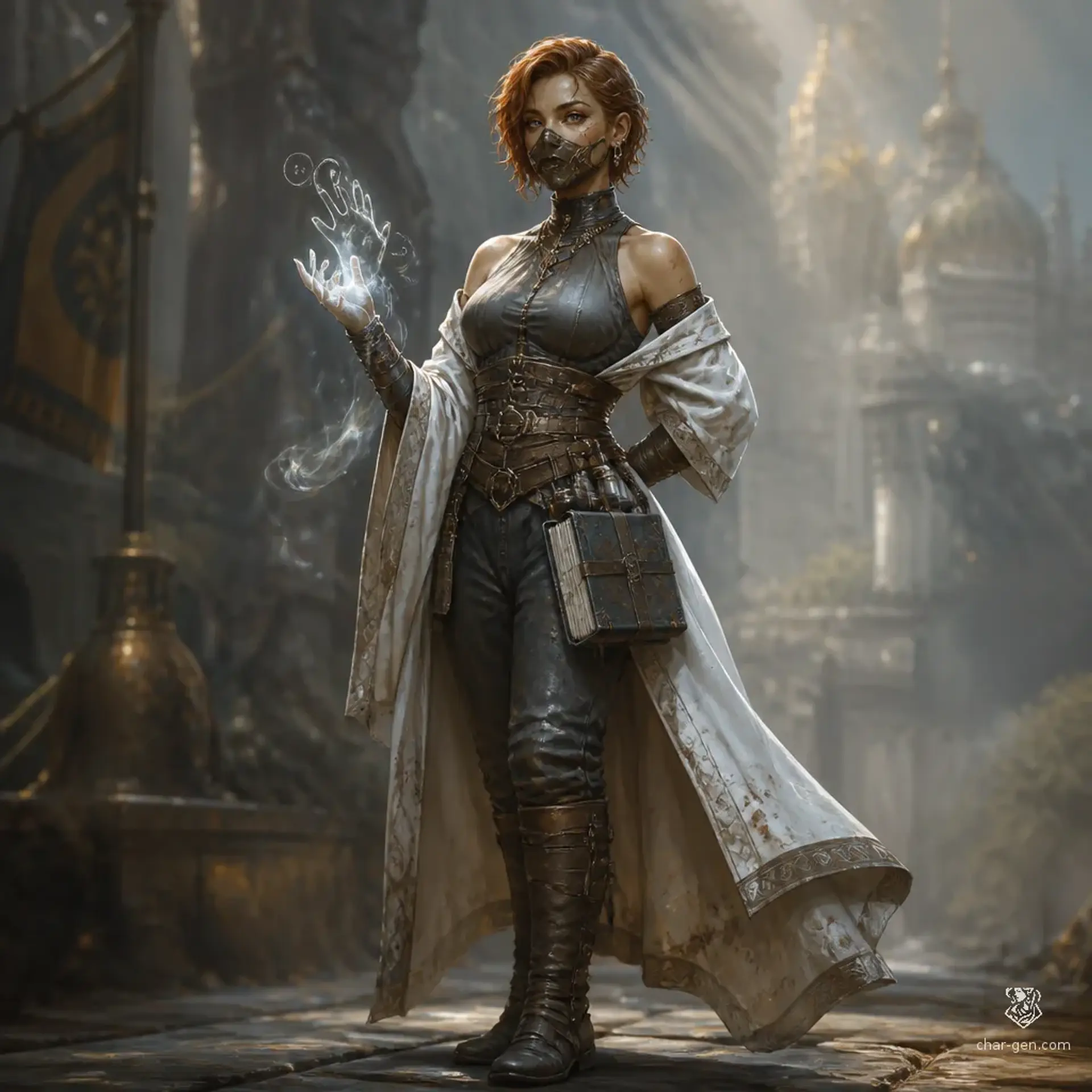 Marcelline Qazbek - AI-generated fantasy Character
