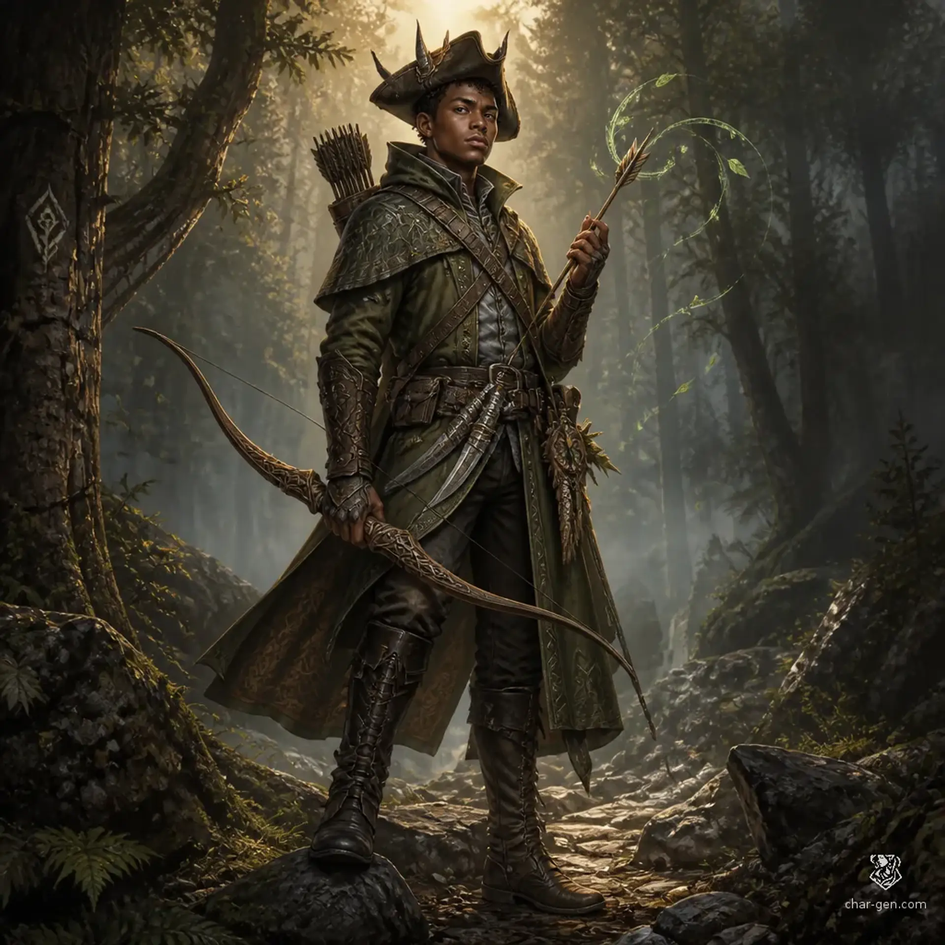 Jarek Varg - AI-generated fantasy Character