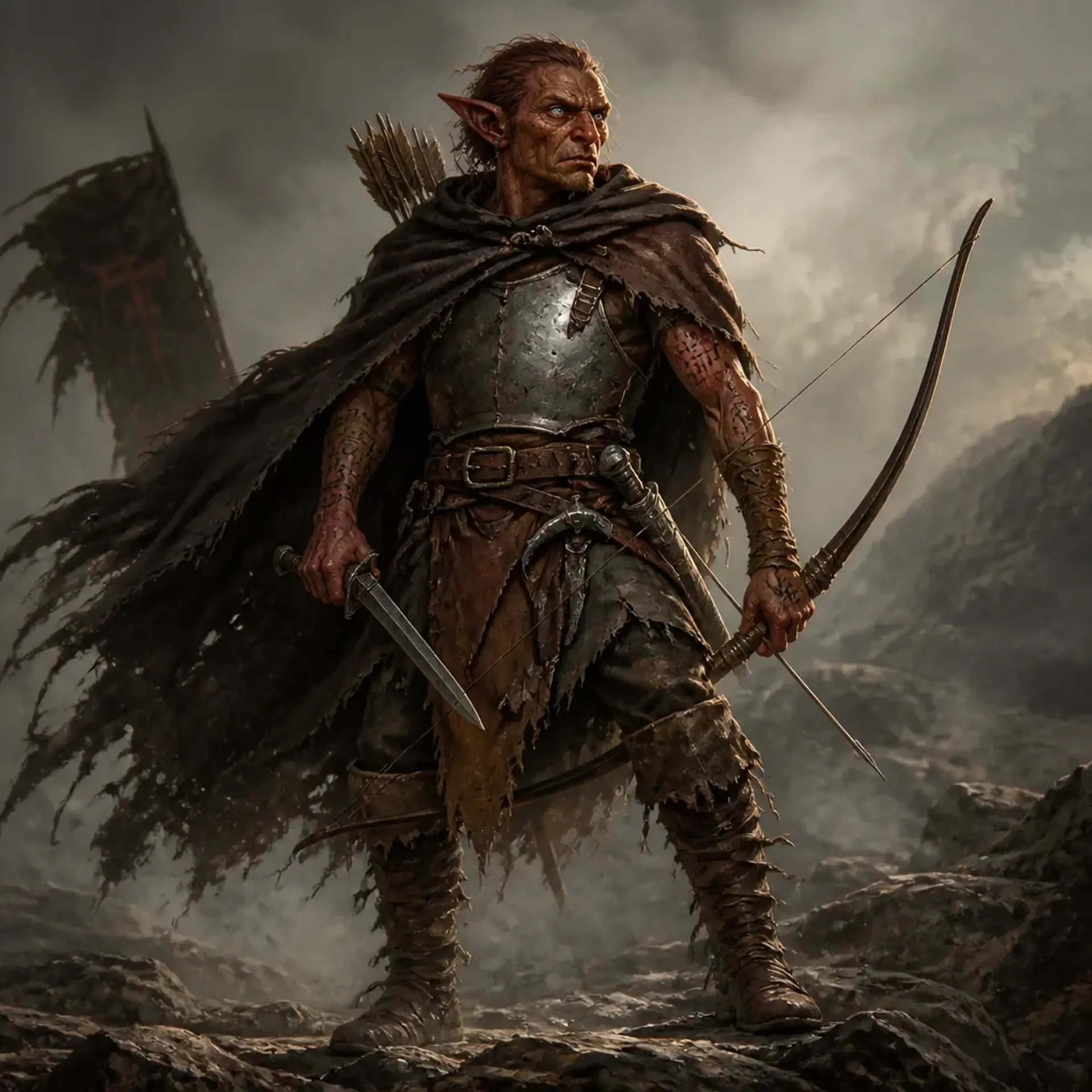Bokk Varrik - AI-generated fantasy Character