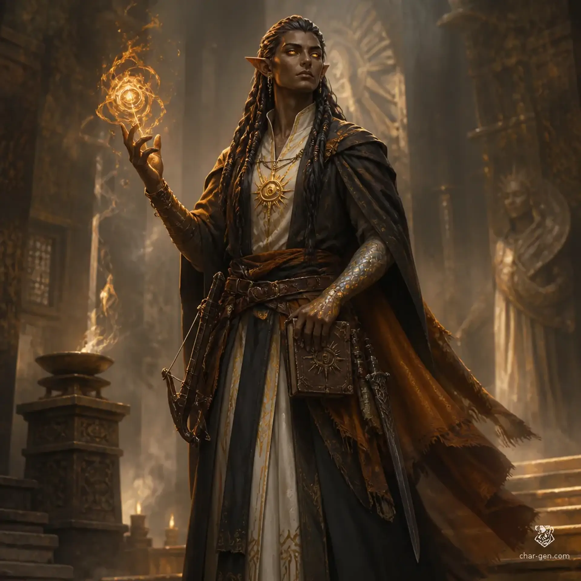 Seren Vale - AI-generated fantasy Character