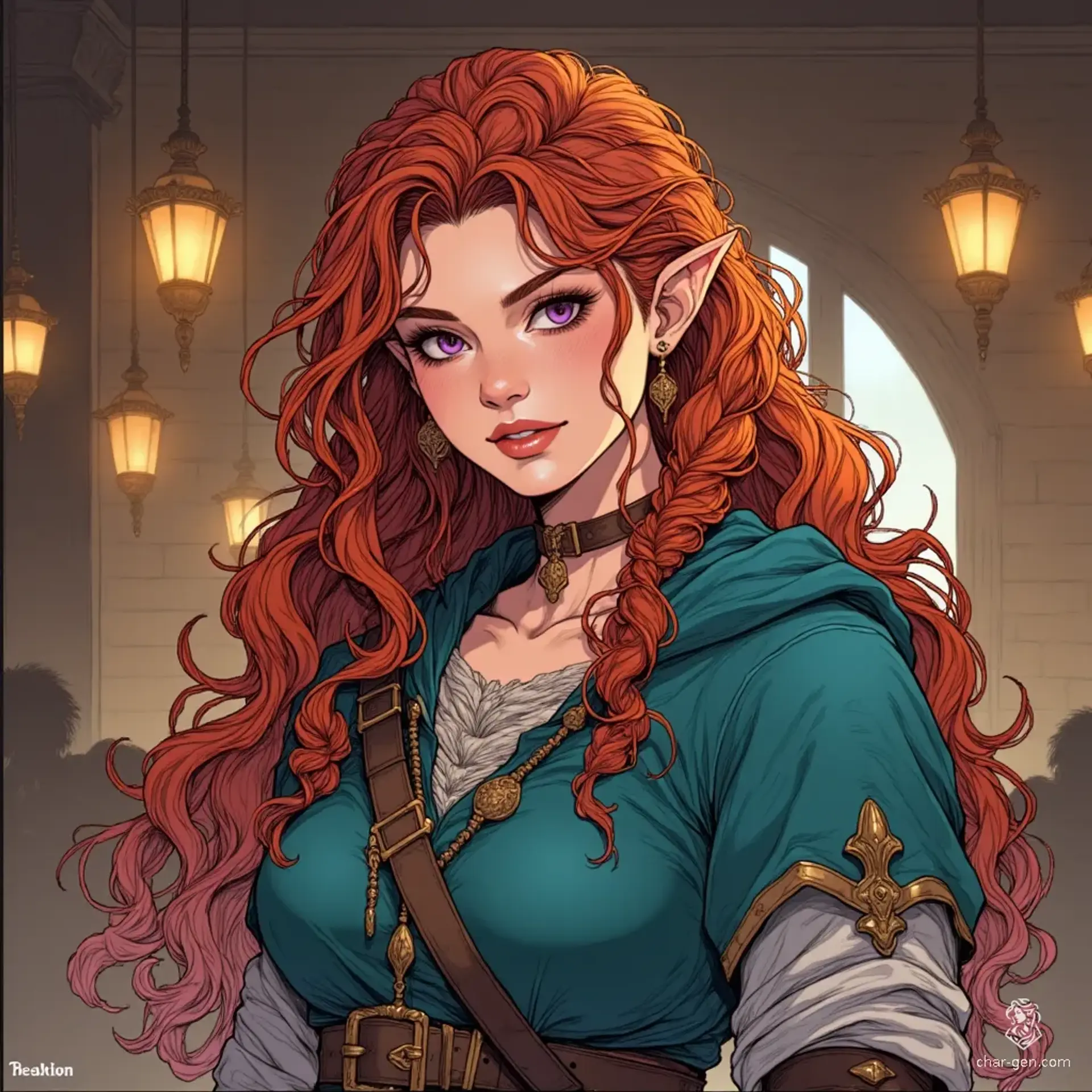 Elanora Windwhisper - AI-generated fantasy NPC