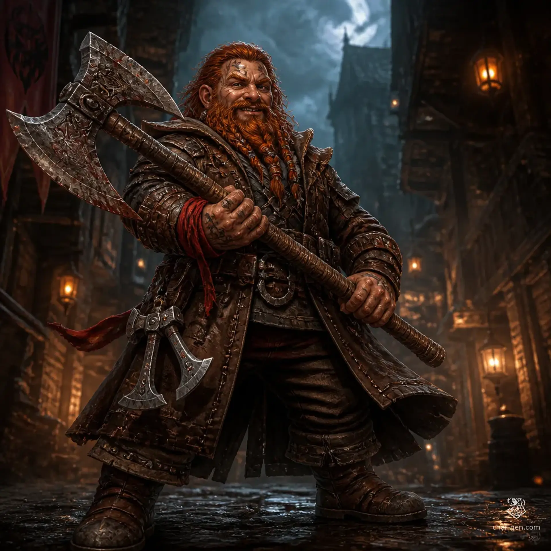 Tavin Bramblelock - AI-generated fantasy Character