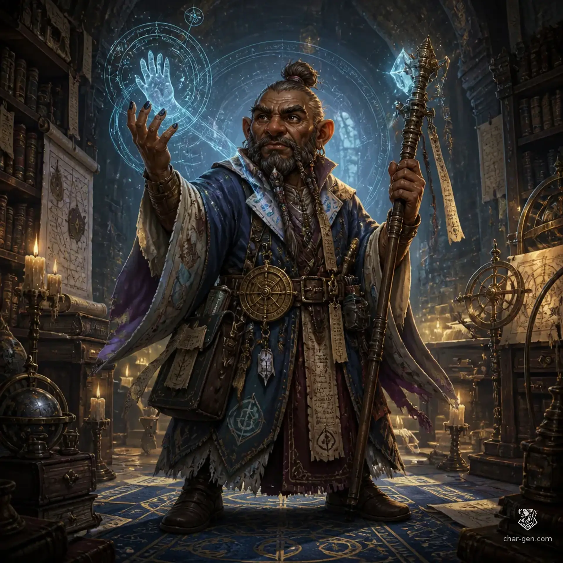 Tegba Kettik - AI-generated fantasy Character
