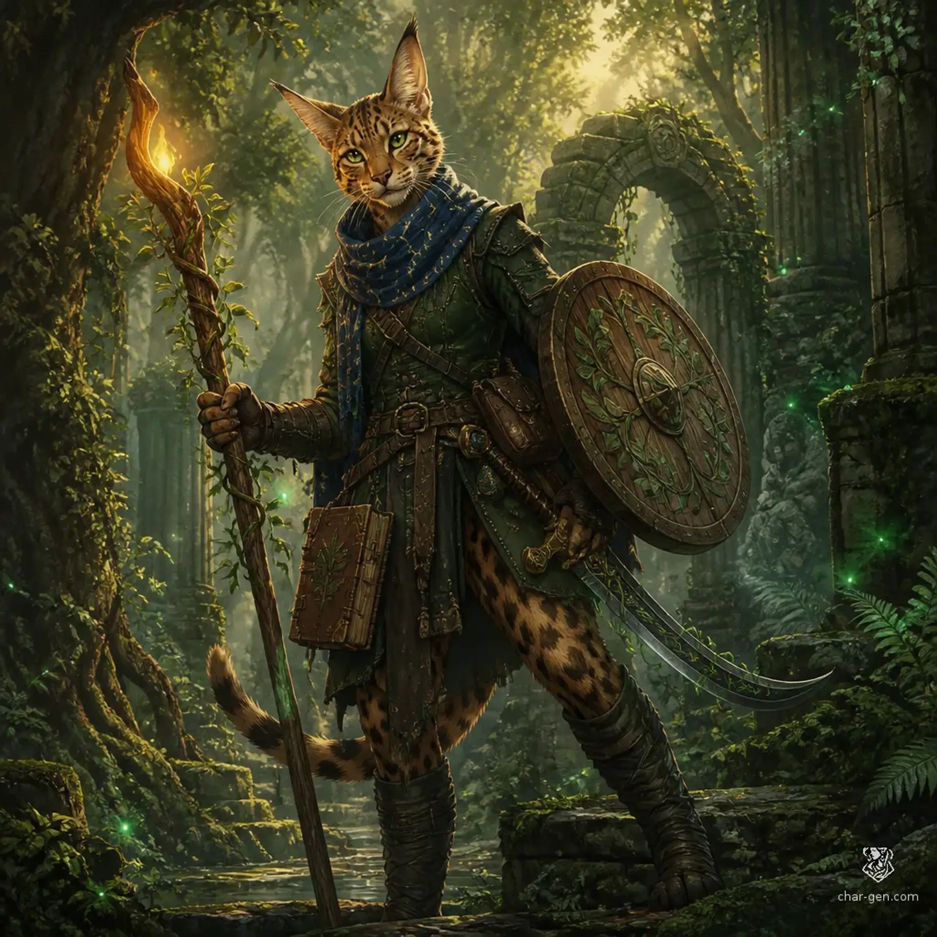 Kiwi - AI-generated fantasy Character
