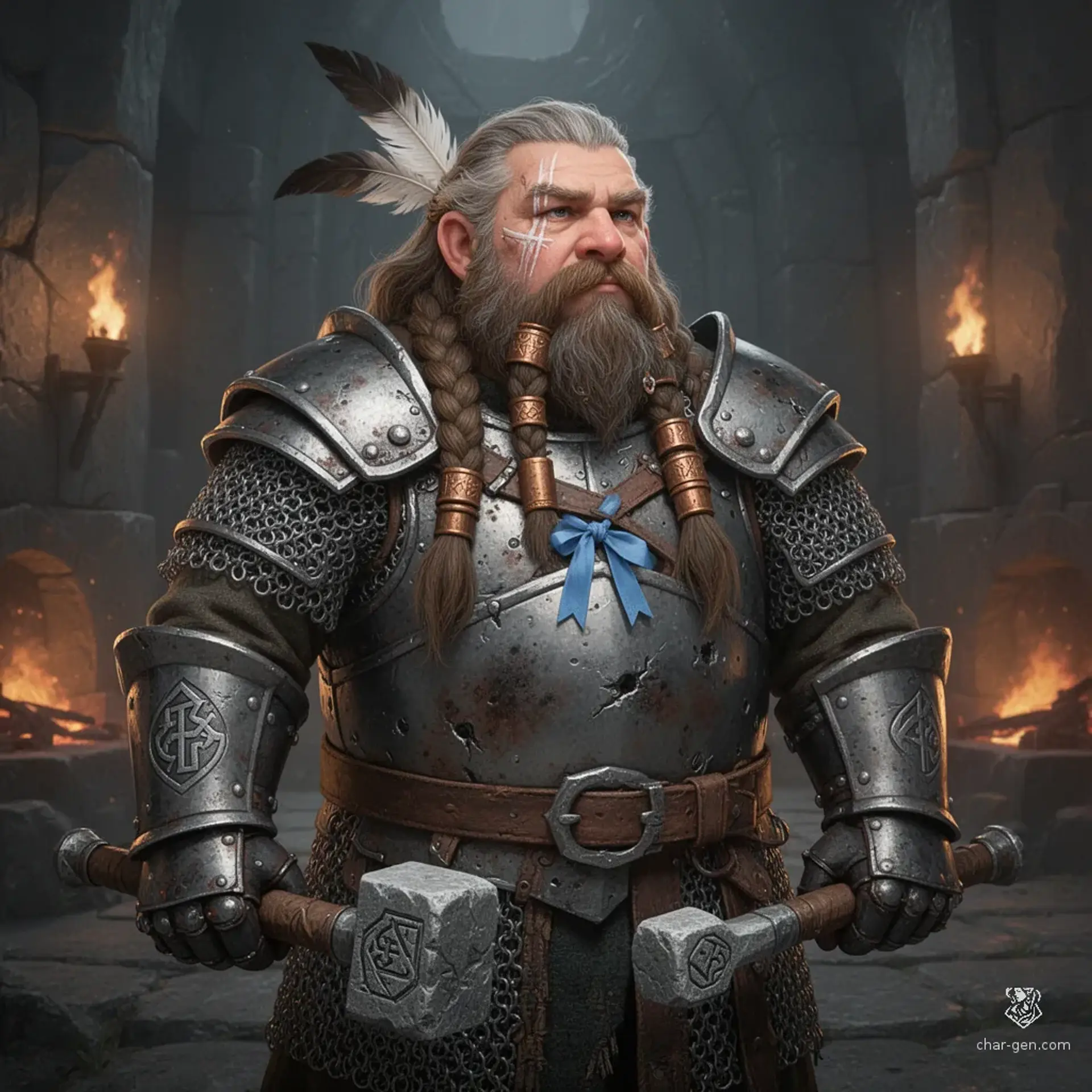 Bromli Ironward - AI-generated fantasy NPC