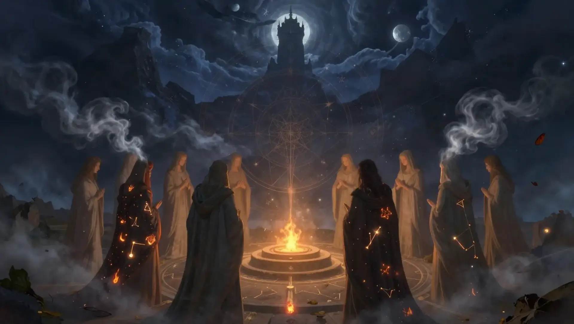 The Twelve Elder Gods of Asterra - AI-generated fantasy Pantheon