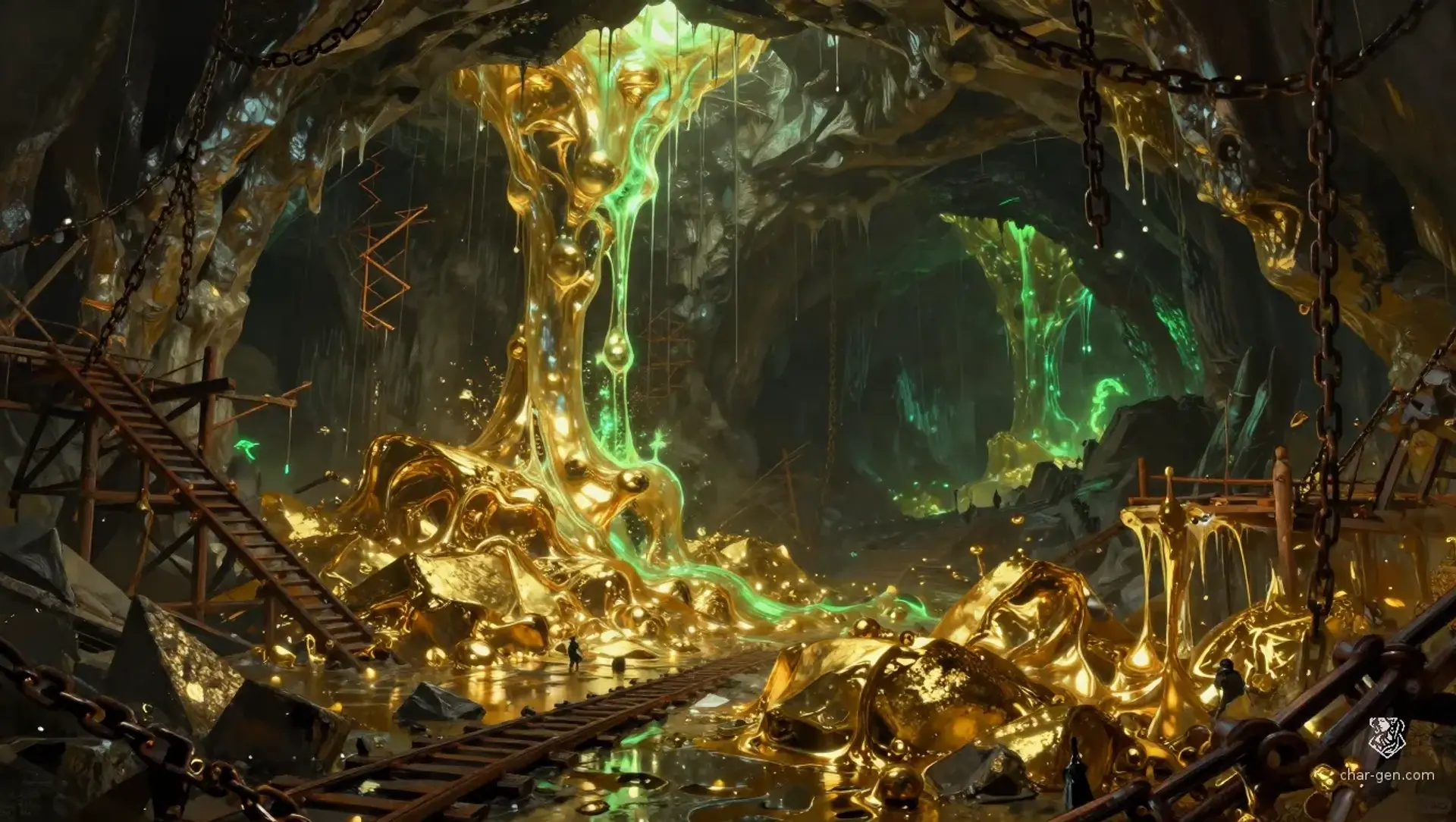 The Gilded Hollow Hunger - AI-generated fantasy Quest