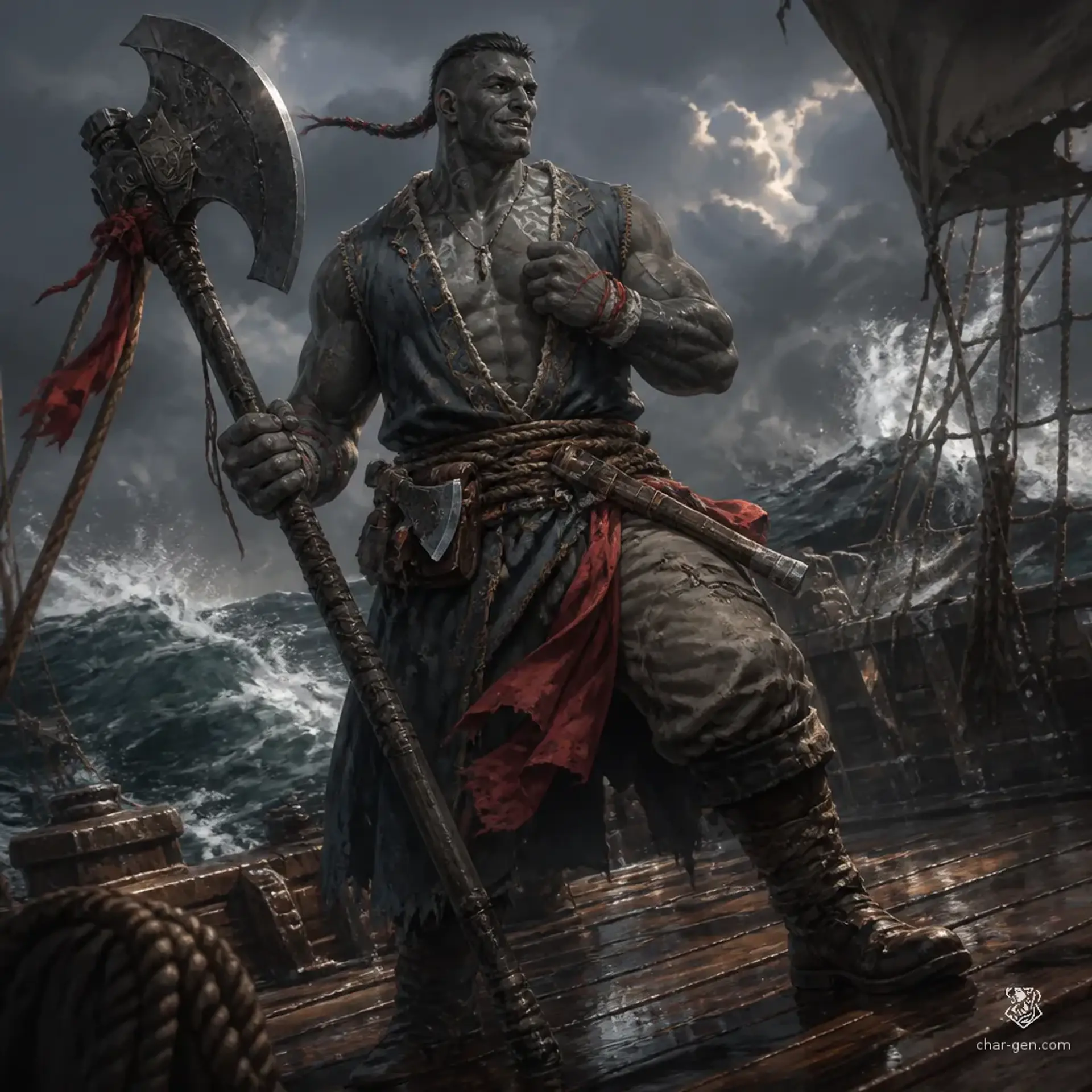 Kantu Tzik - AI-generated fantasy Character