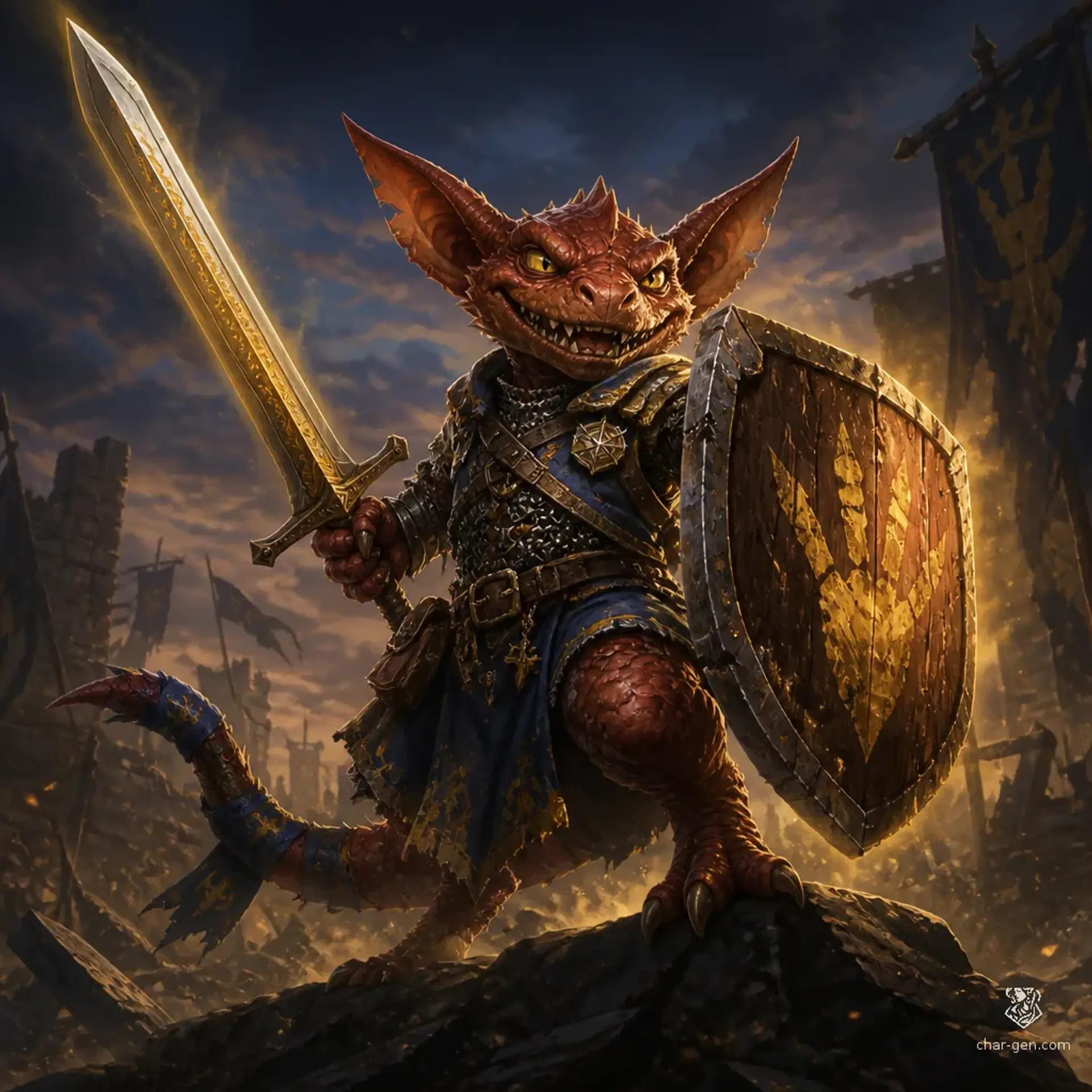 PAWTHOR - AI-generated fantasy Character