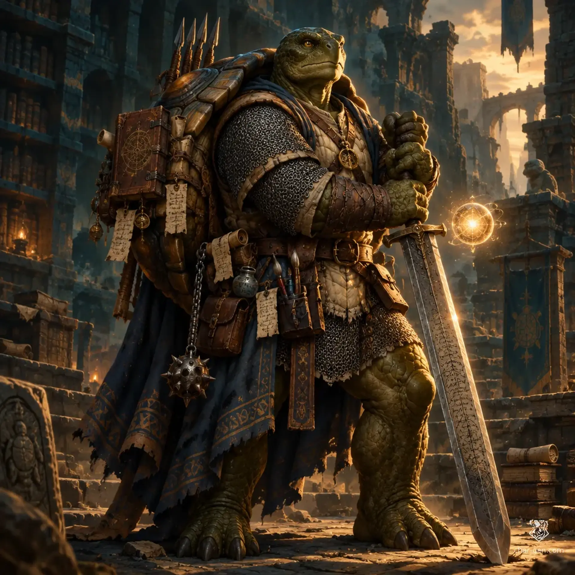 Rembrandt - AI-generated fantasy Character