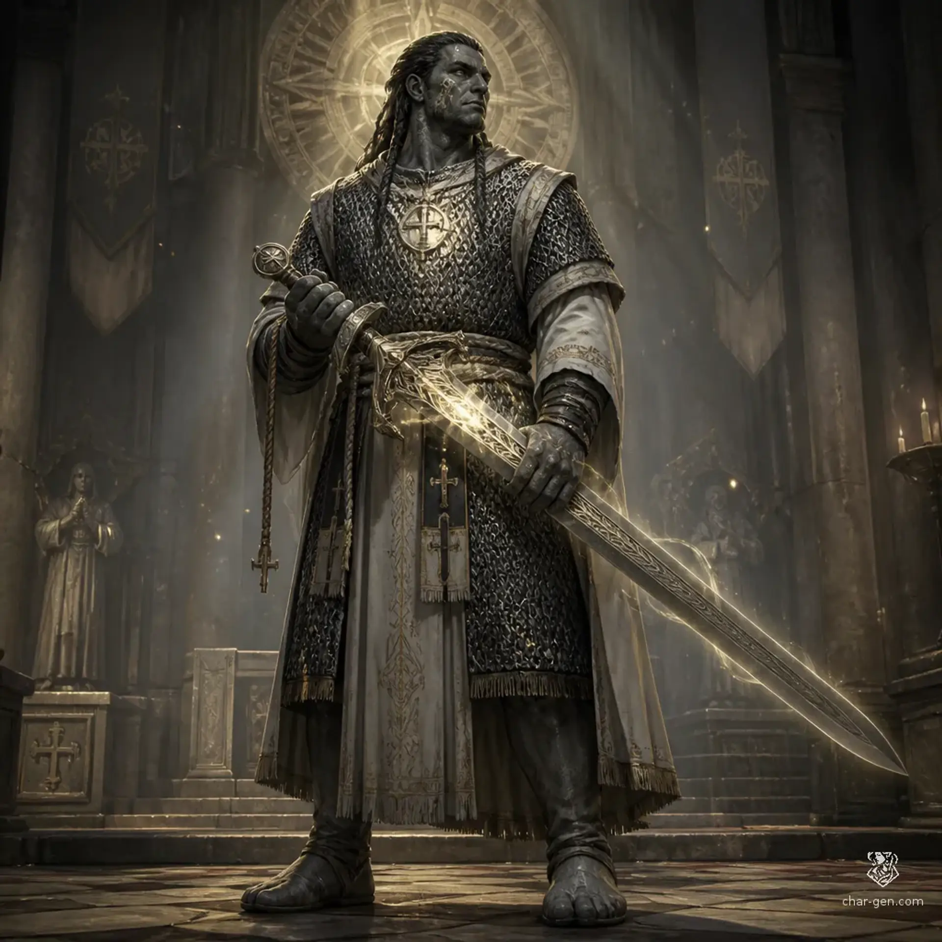 Hadrun Valewatch - AI-generated fantasy Character