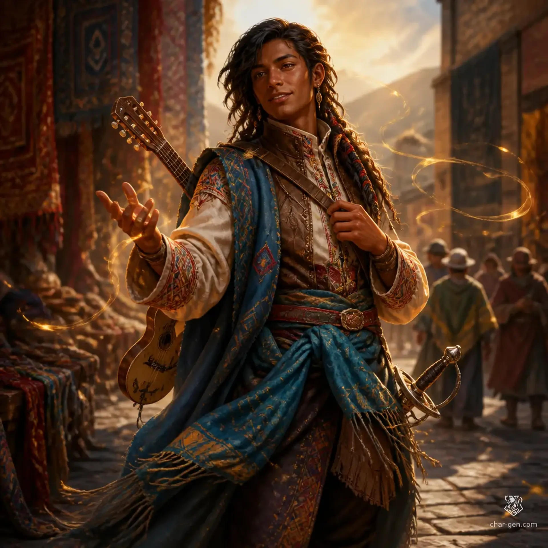 Nima Quispe - AI-generated fantasy Character