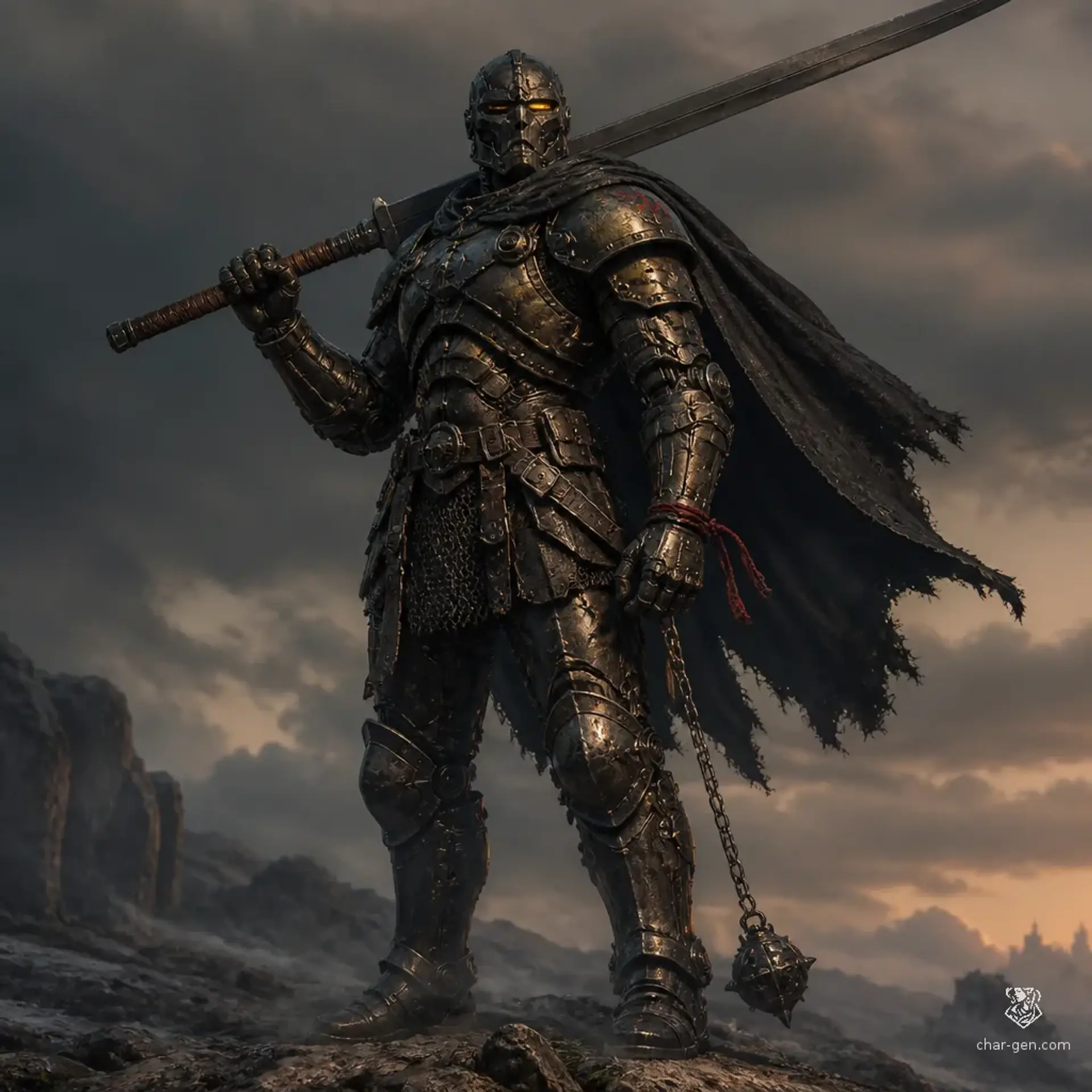 Mikel Quispe - AI-generated fantasy Character