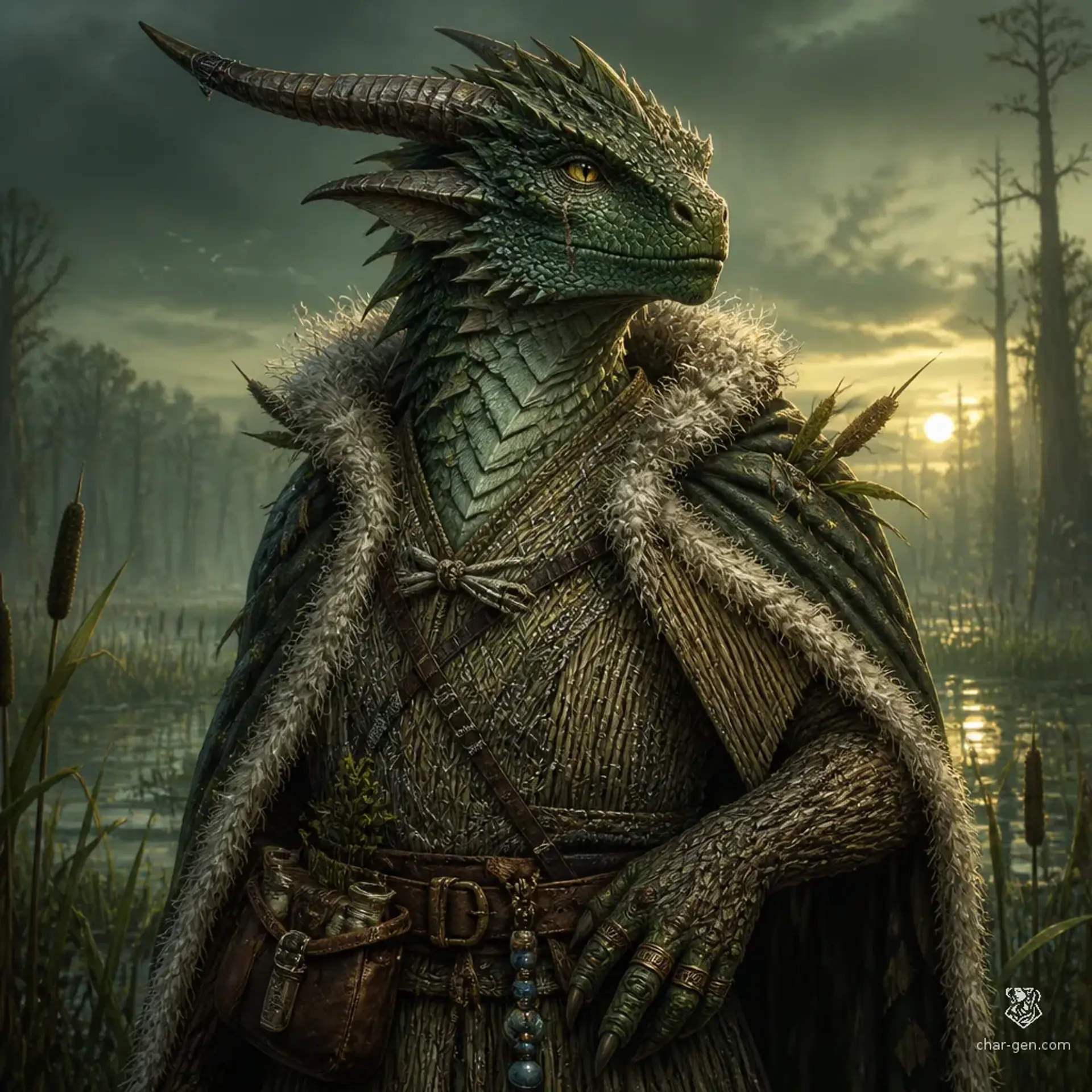 Aurel Vesh - AI-generated fantasy NPC