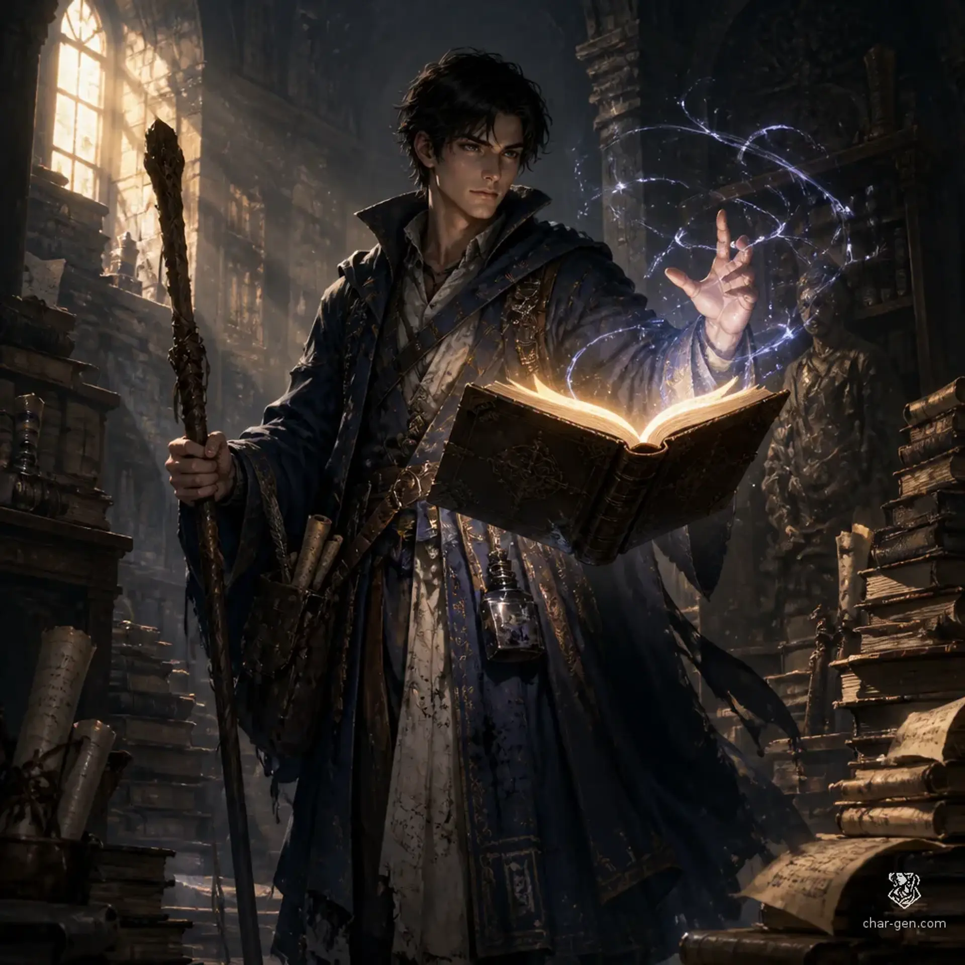 Revan - AI-generated fantasy Character