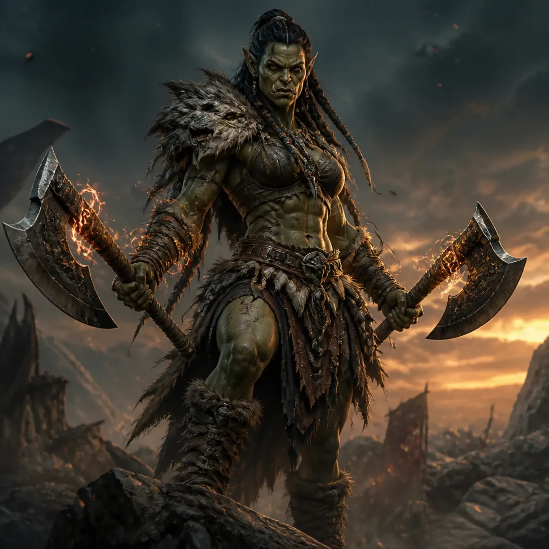 Varkhessa Drazhni - AI-generated fantasy Character