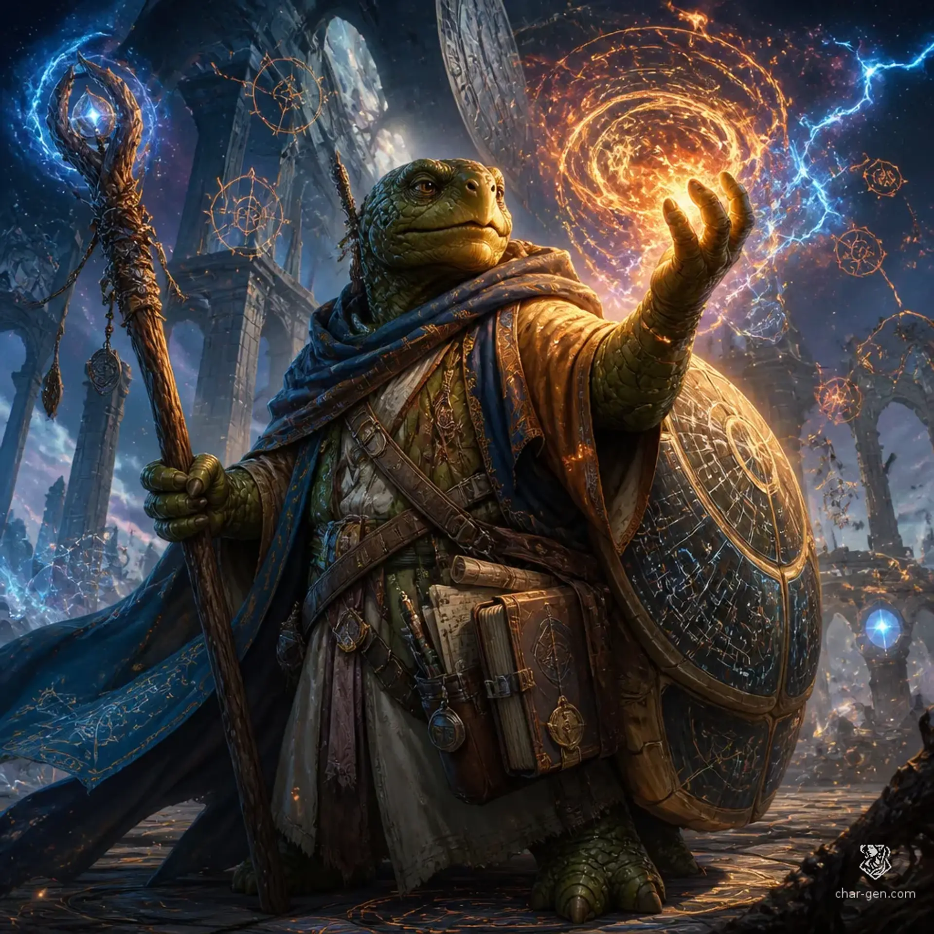 Tortius - AI-generated fantasy Character