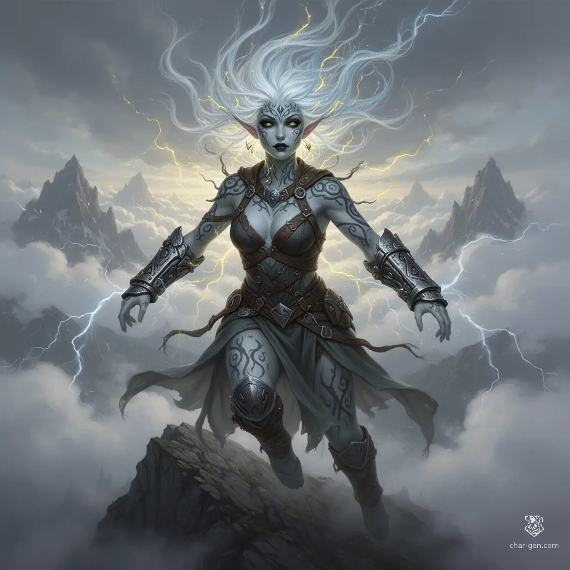 Captain Viessa Yelcan - AI-generated fantasy NPC