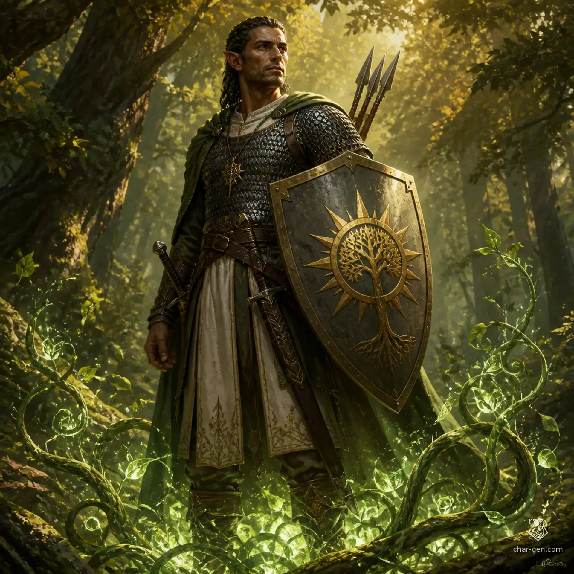 Tavian Vale - AI-generated fantasy Character