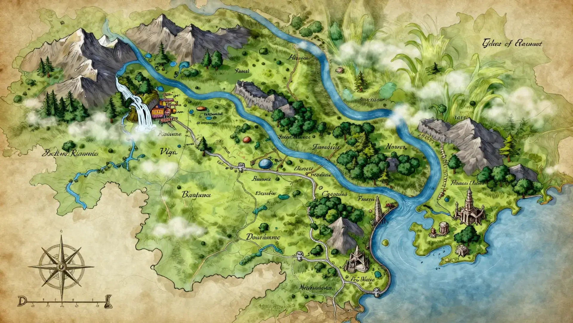 Feauvême - AI-generated fantasy Region