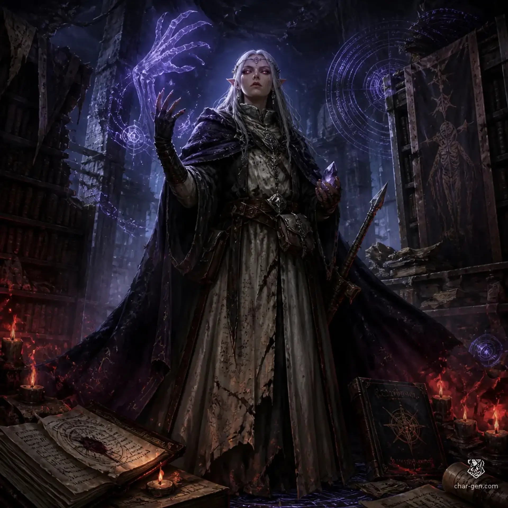 Gwyn - AI-generated fantasy Character