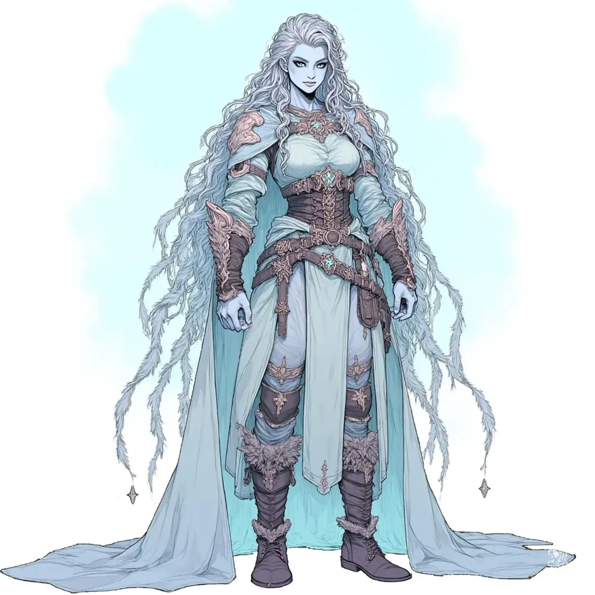 Sophyria Deyvissara - AI-generated fantasy NPC