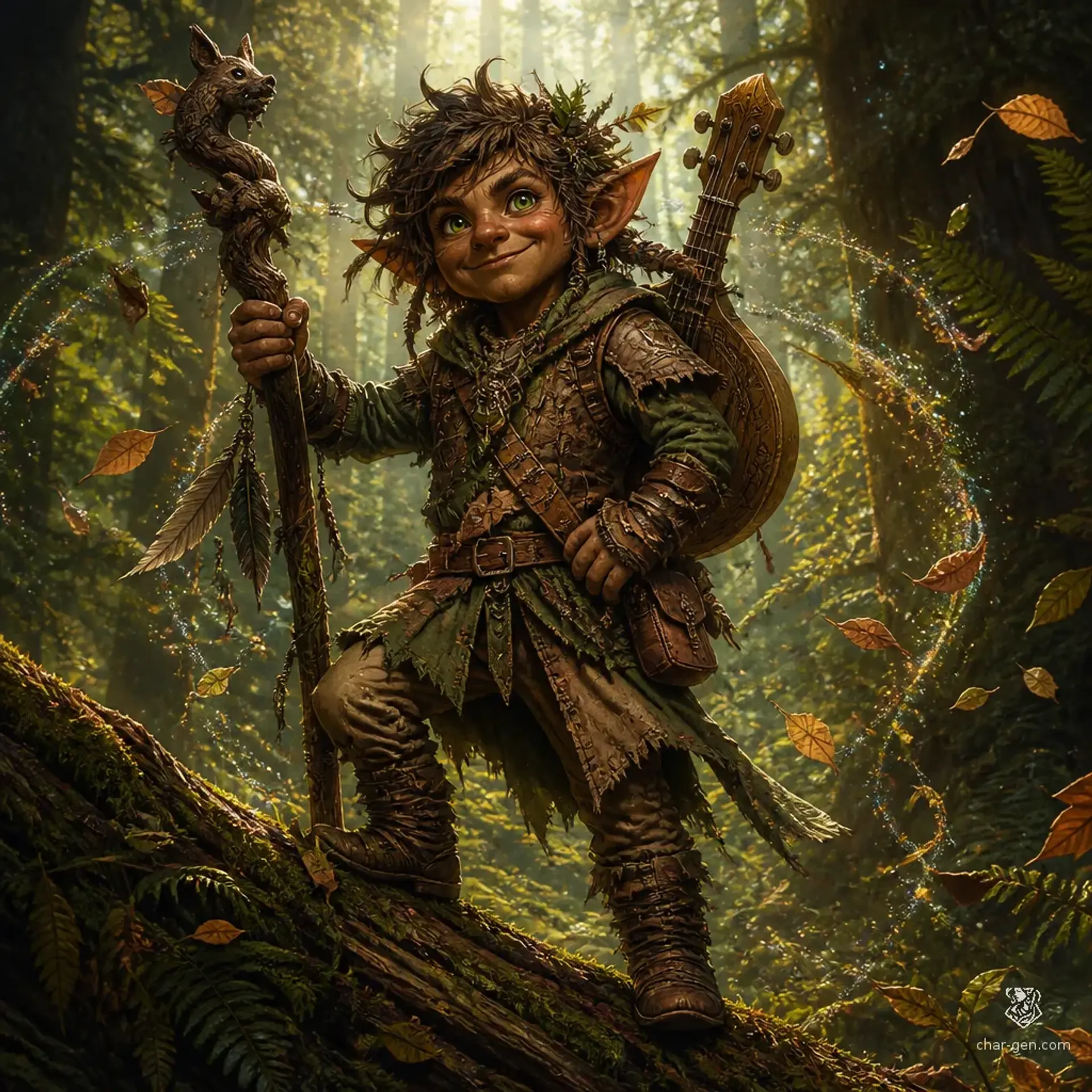 Freddy - AI-generated fantasy Character