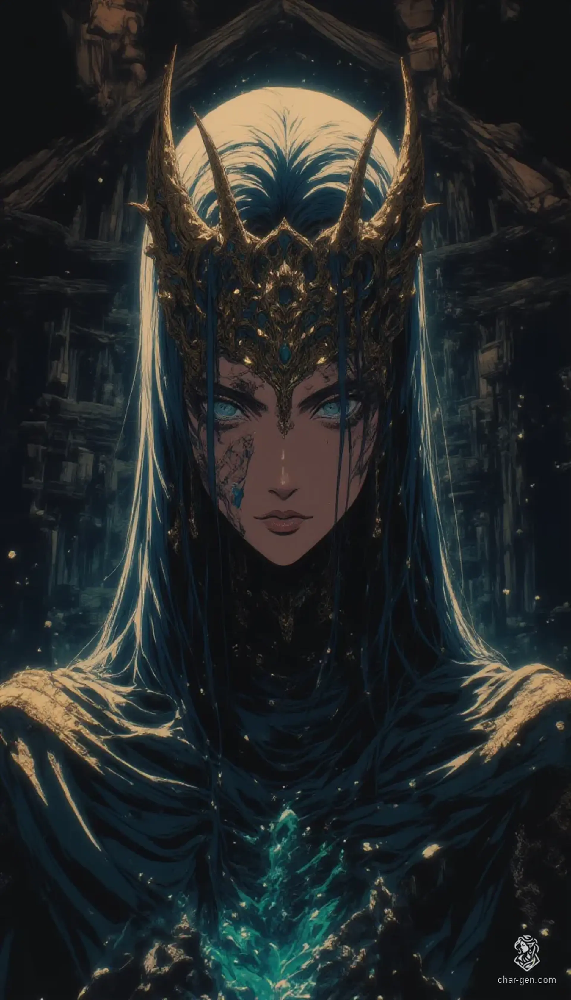 Shadow Tide Paladin | Character Fantasy Art | CharGen