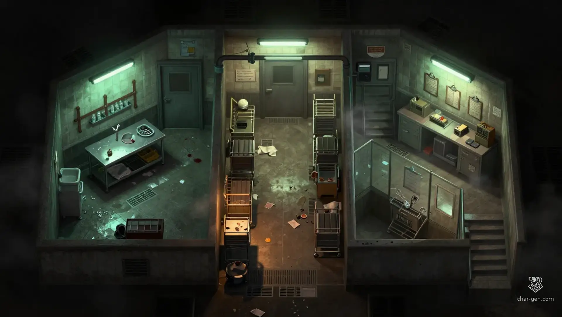 Stop Dr. Devarous Before He Reaches the Secret Floor - AI-generated fantasy Encounter