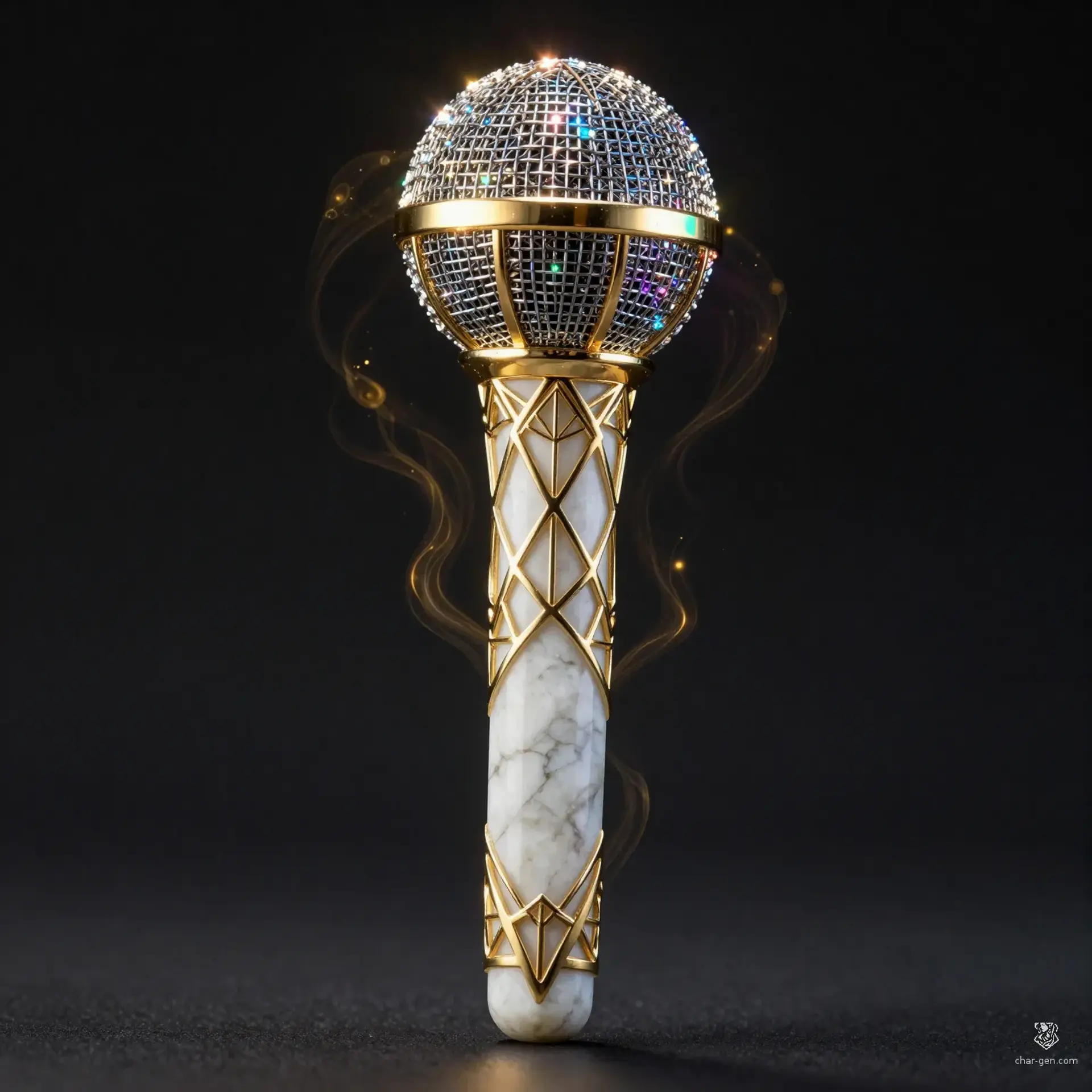 The Microphone of Inspiration - AI-generated fantasy Magic Item