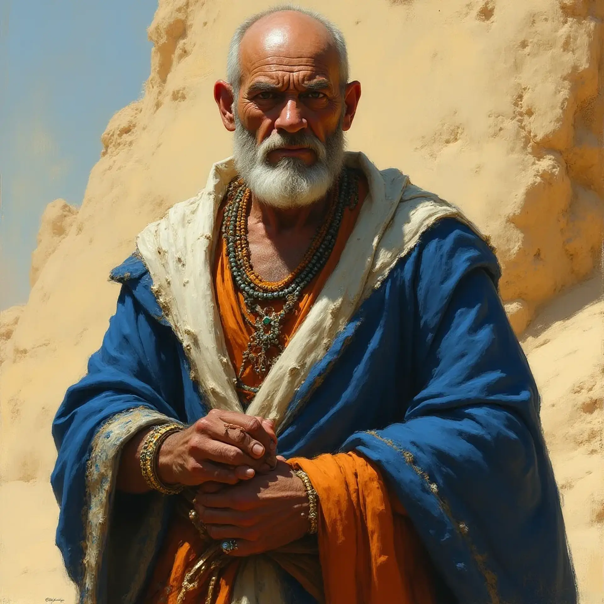 Tavun of the Scales - AI-generated fantasy NPC