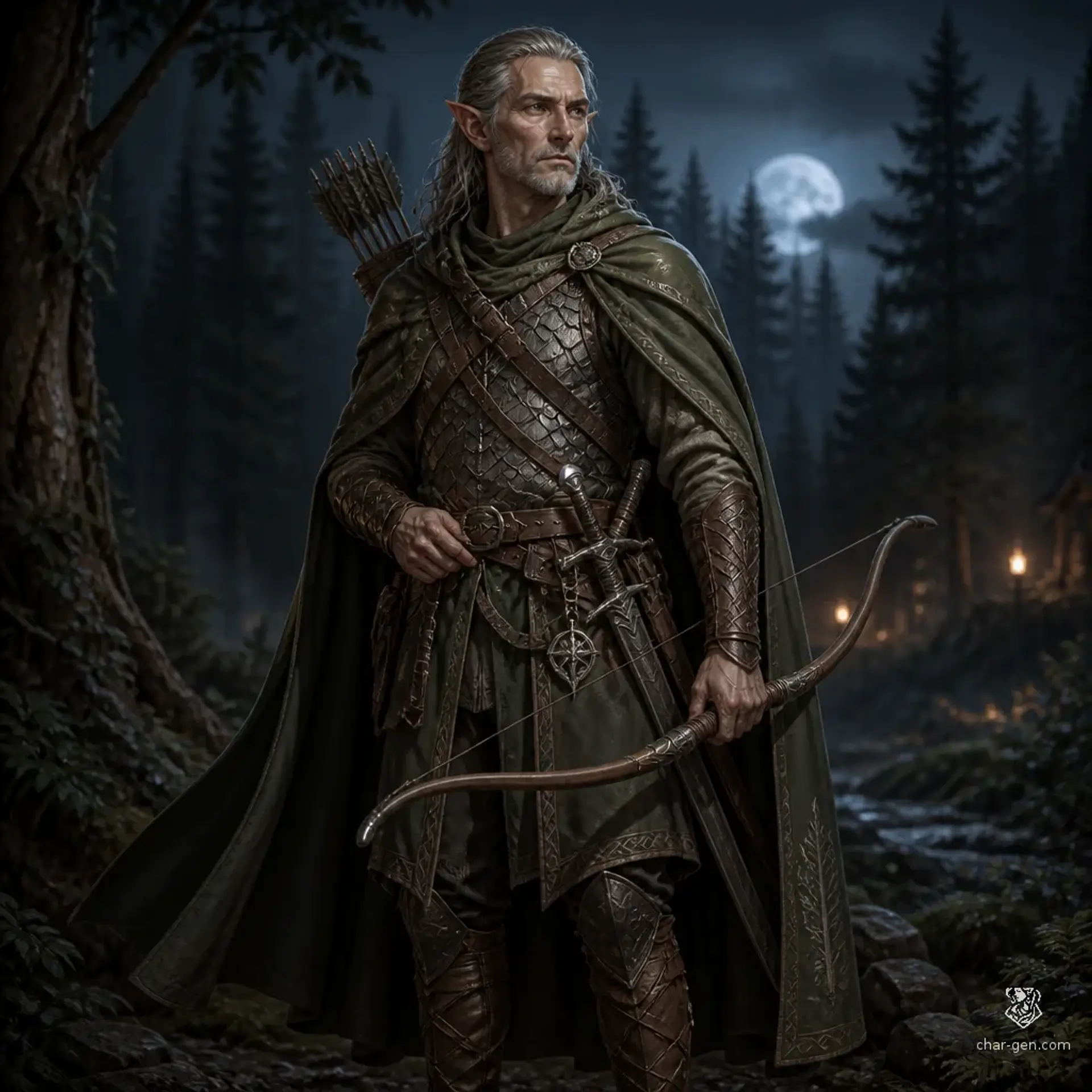 Elarion Vell - AI-generated fantasy Character
