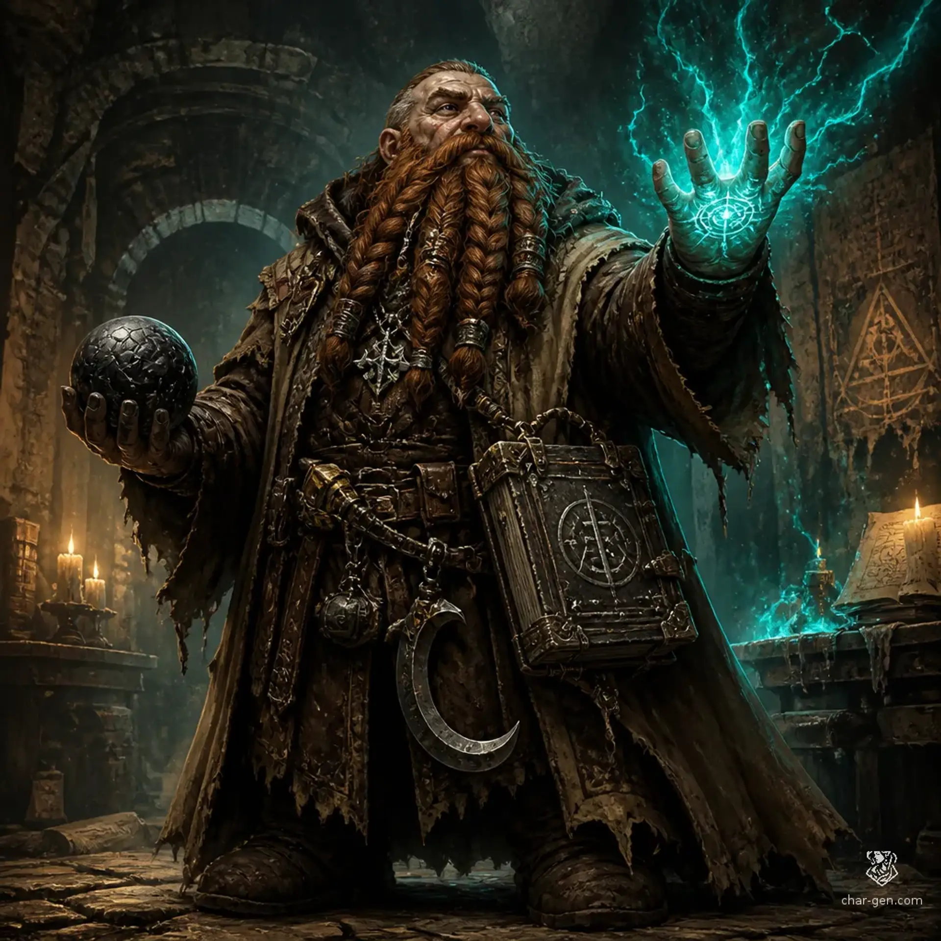 Aladurn - AI-generated fantasy Character