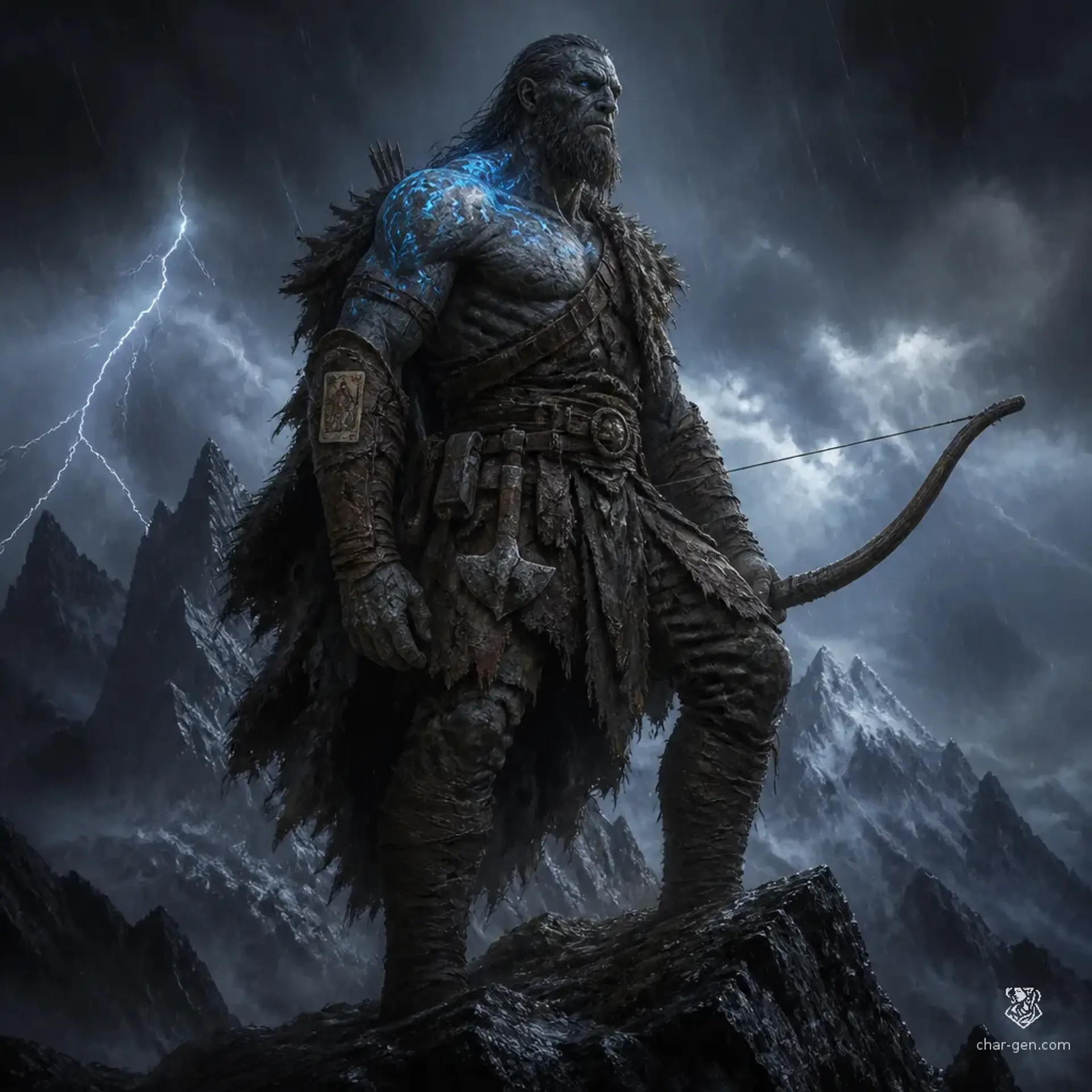Vorn - AI-generated fantasy Character
