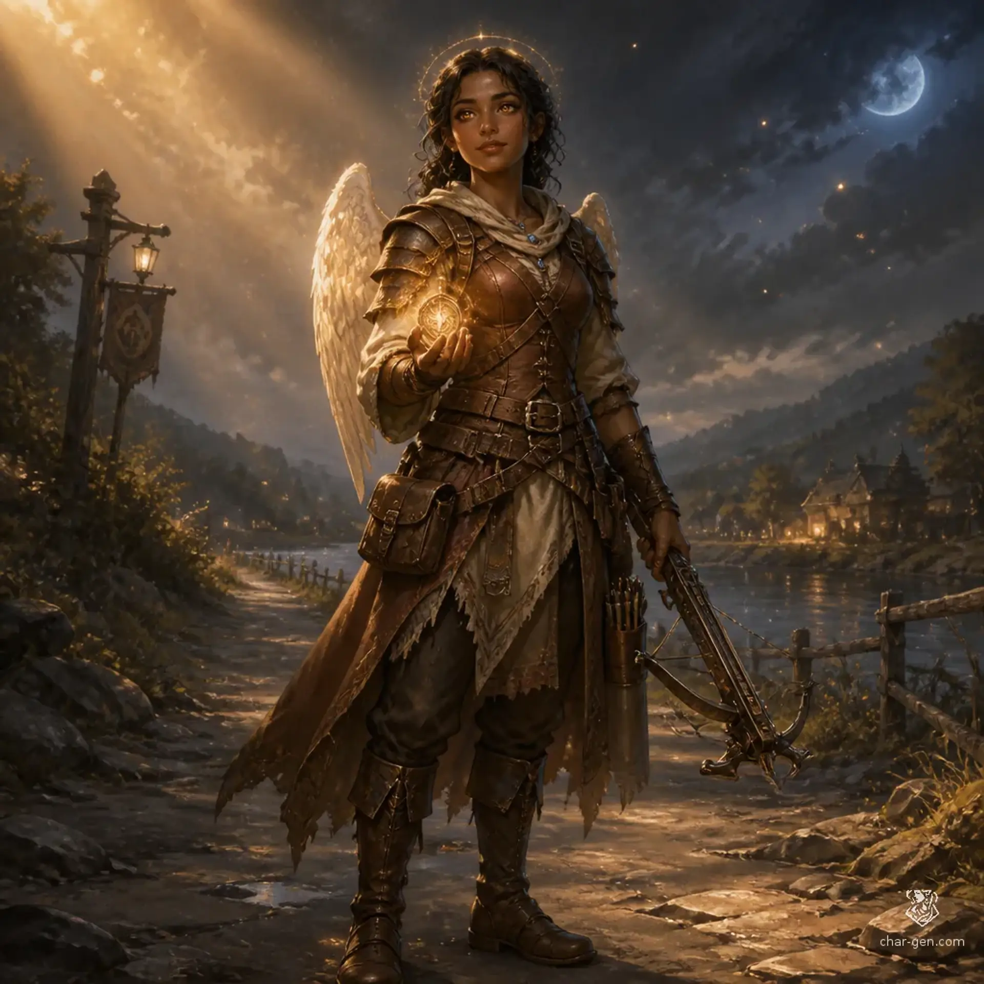 Seren Vale - AI-generated fantasy Character