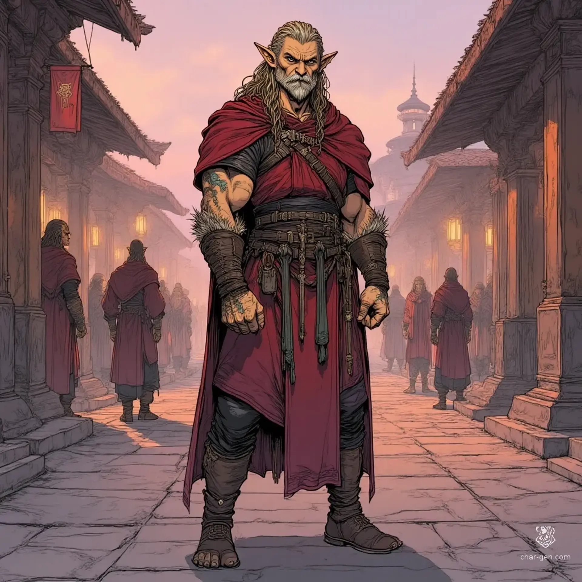 Saereth Vhalin - AI-generated fantasy NPC