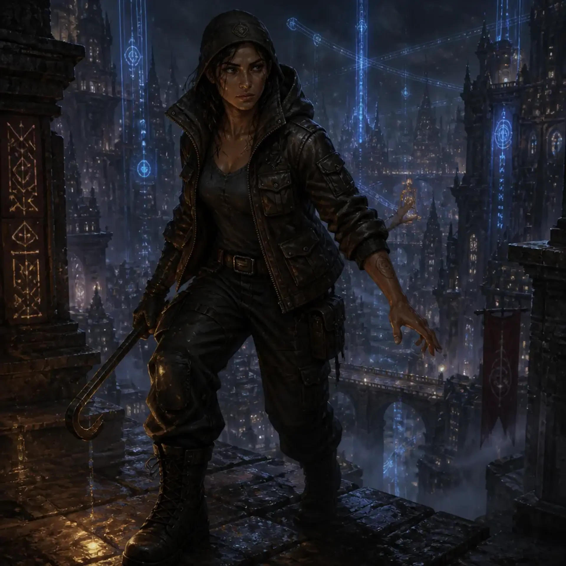 Sera Vey - AI-generated fantasy Character