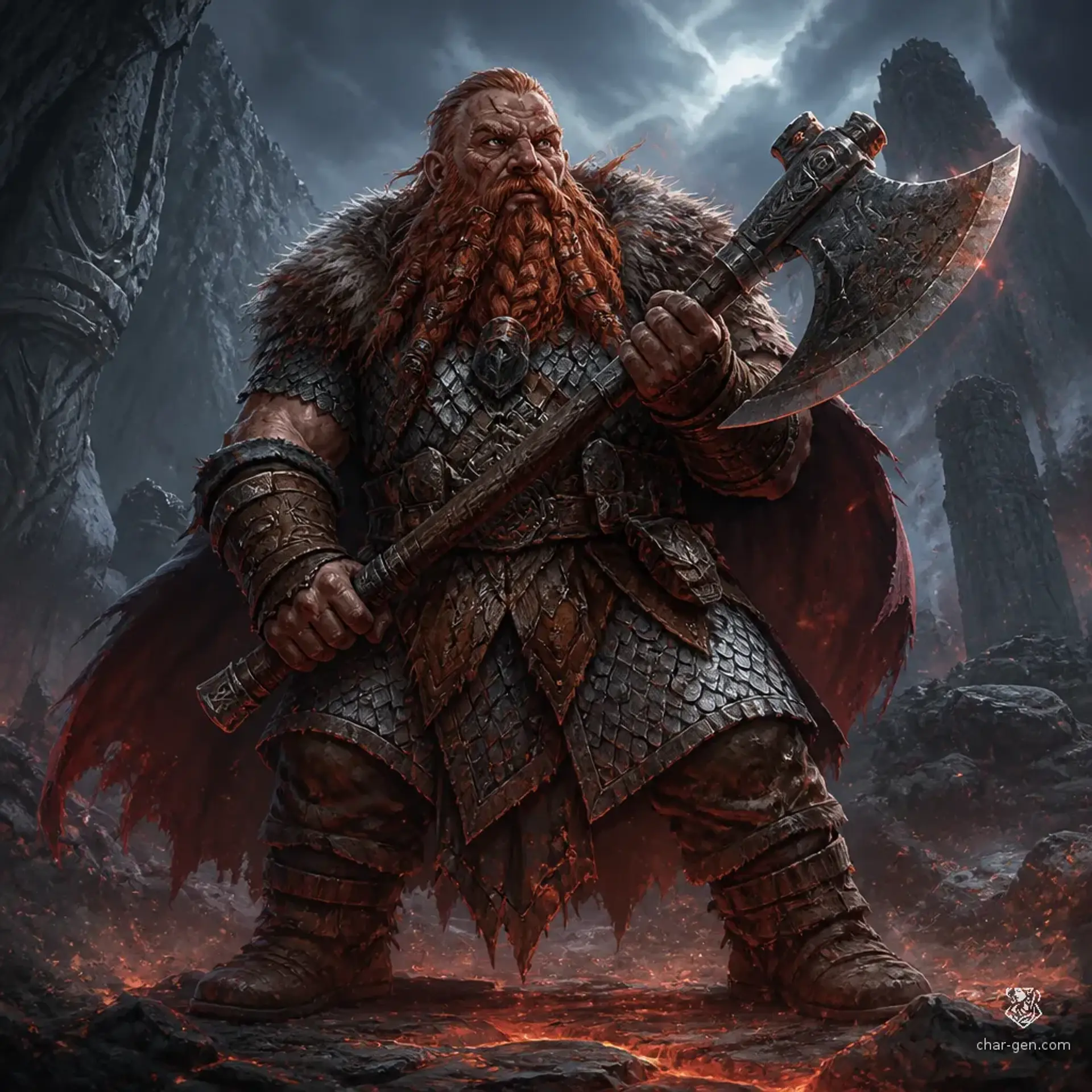 Biorn - AI-generated fantasy Character