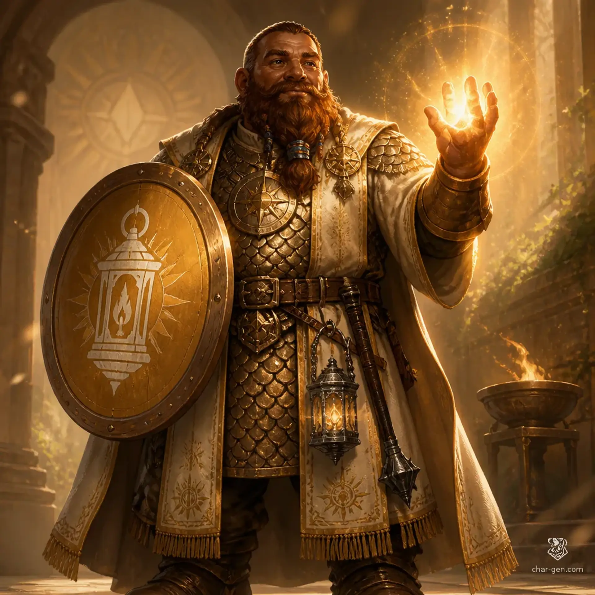 Bromm Stonehymn - AI-generated fantasy Character