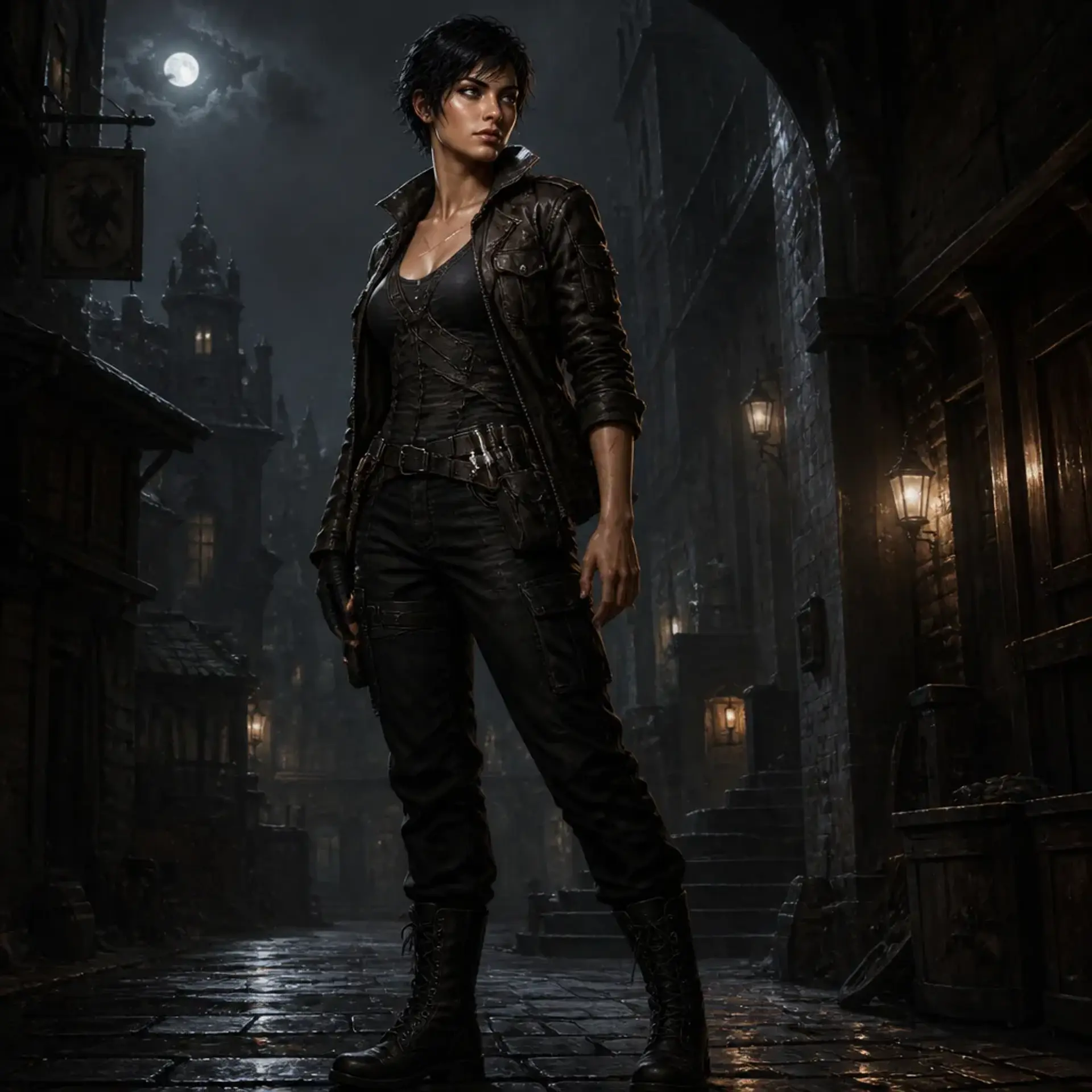 Sera Vey - AI-generated fantasy Character