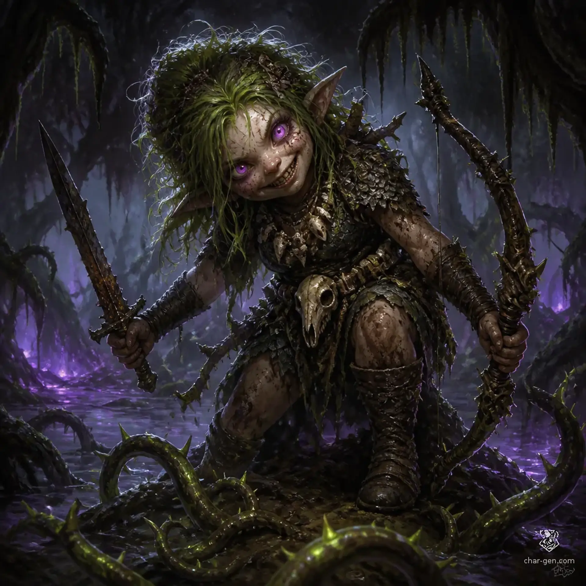 Blork Grangle - AI-generated fantasy Character