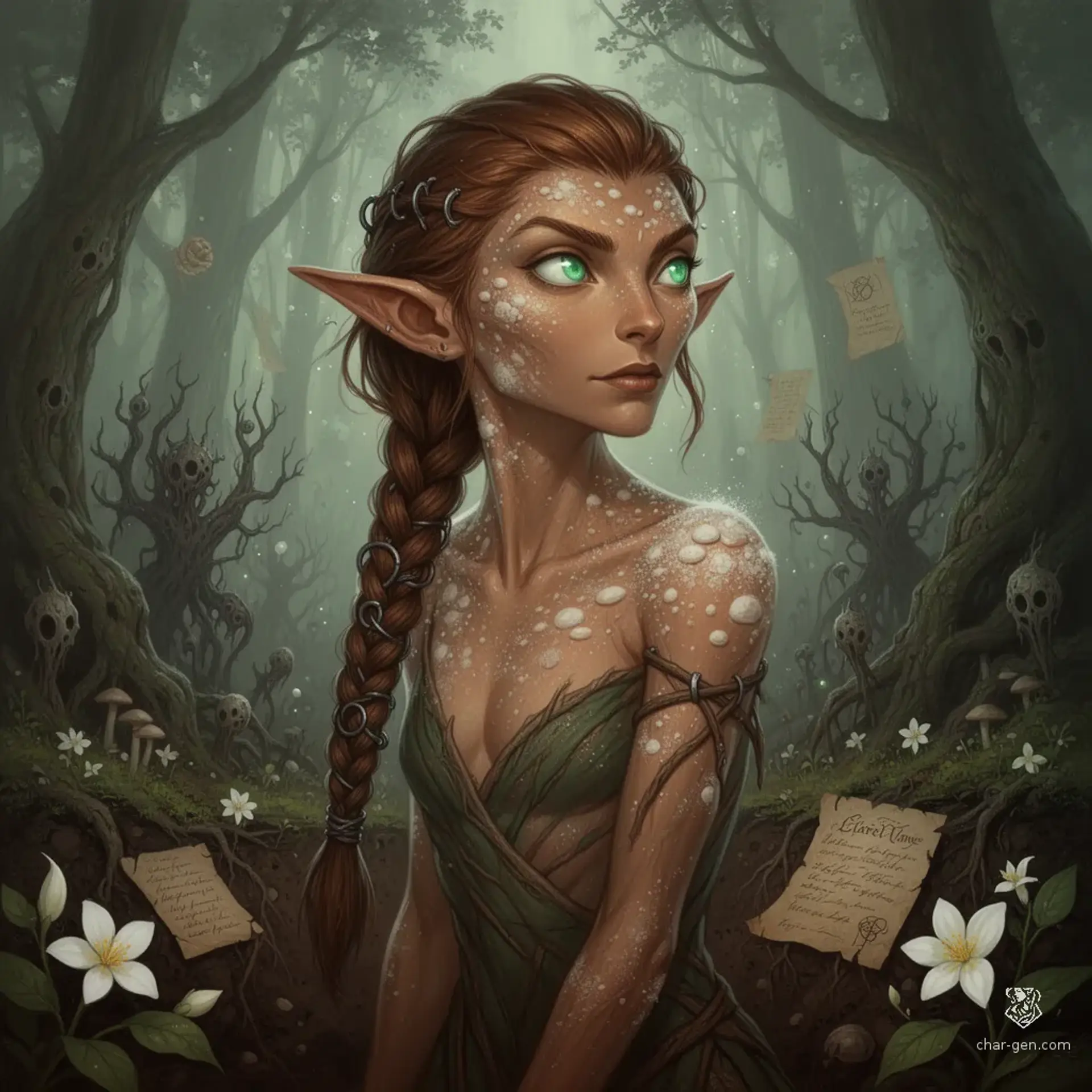 Elarael Vane - AI-generated fantasy NPC