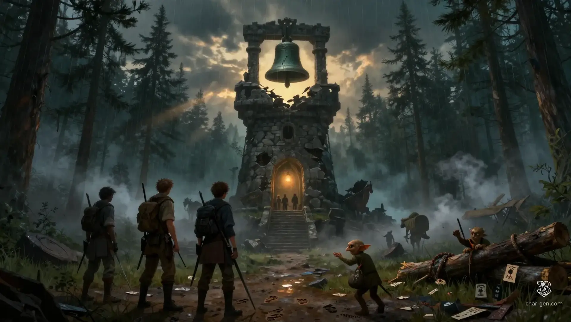 The Bell Beneath the Pines