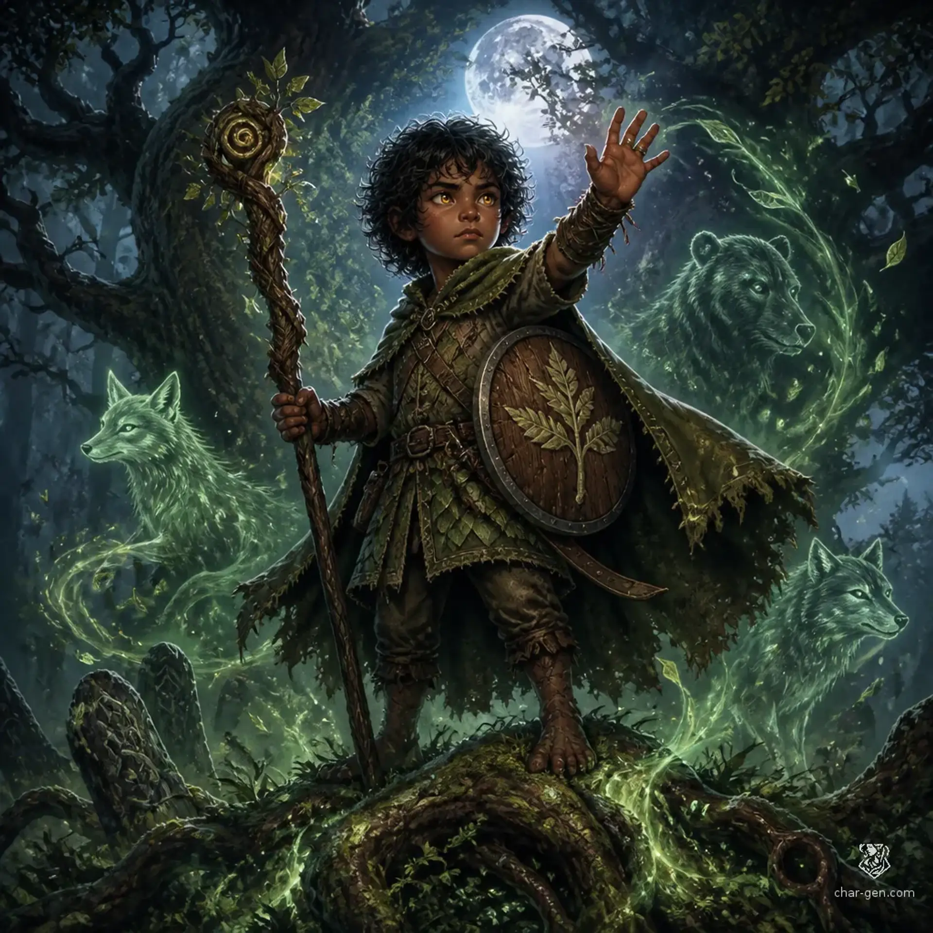 Riola Fiala - AI-generated fantasy Character