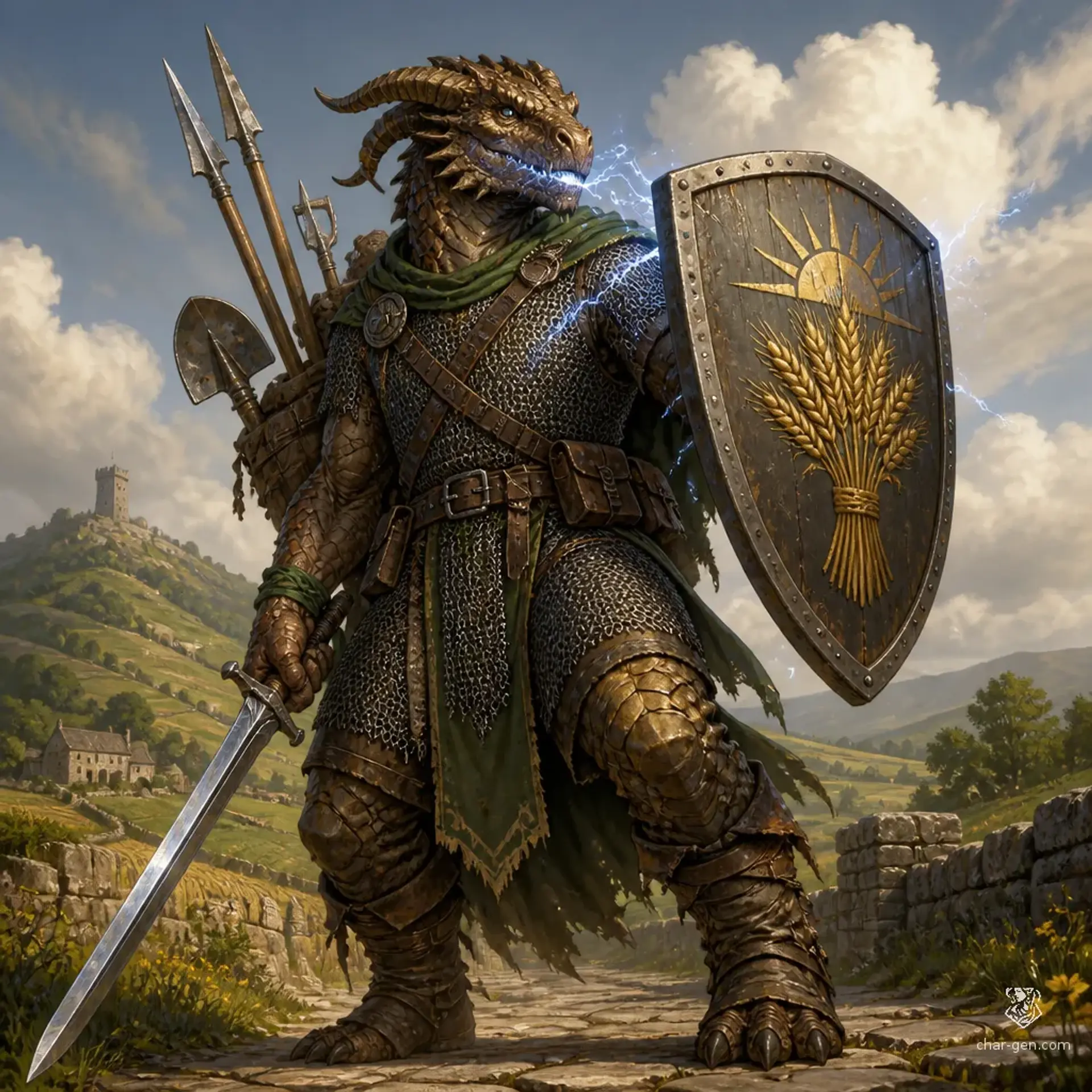 Aldraz Dova Imerios - AI-generated fantasy Character